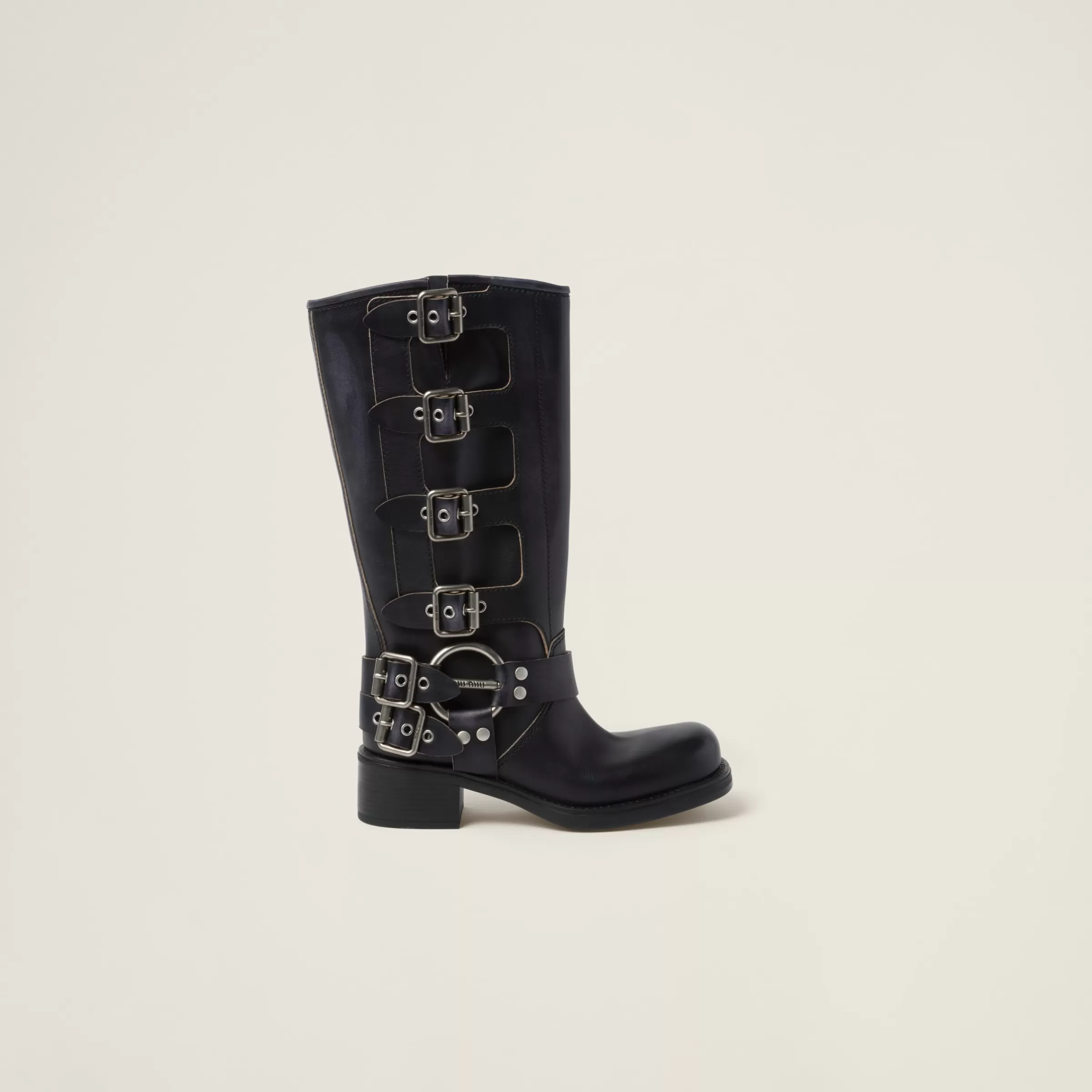Miu Miu Leather Boots |