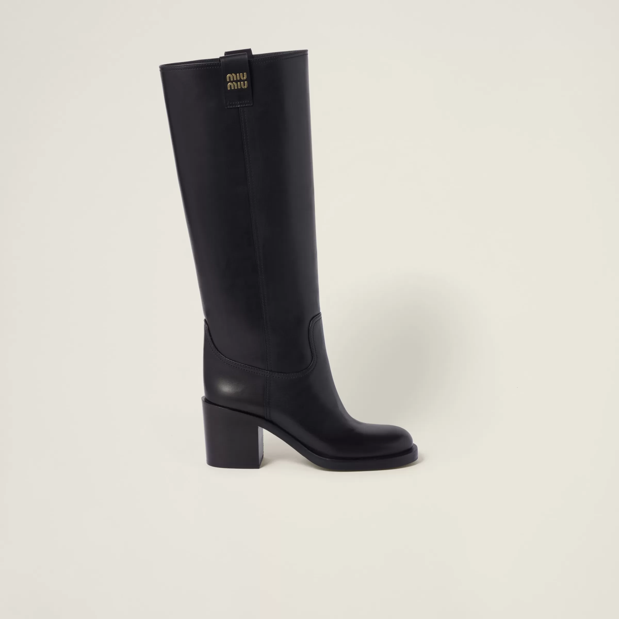 Miu Miu Leather Boots |