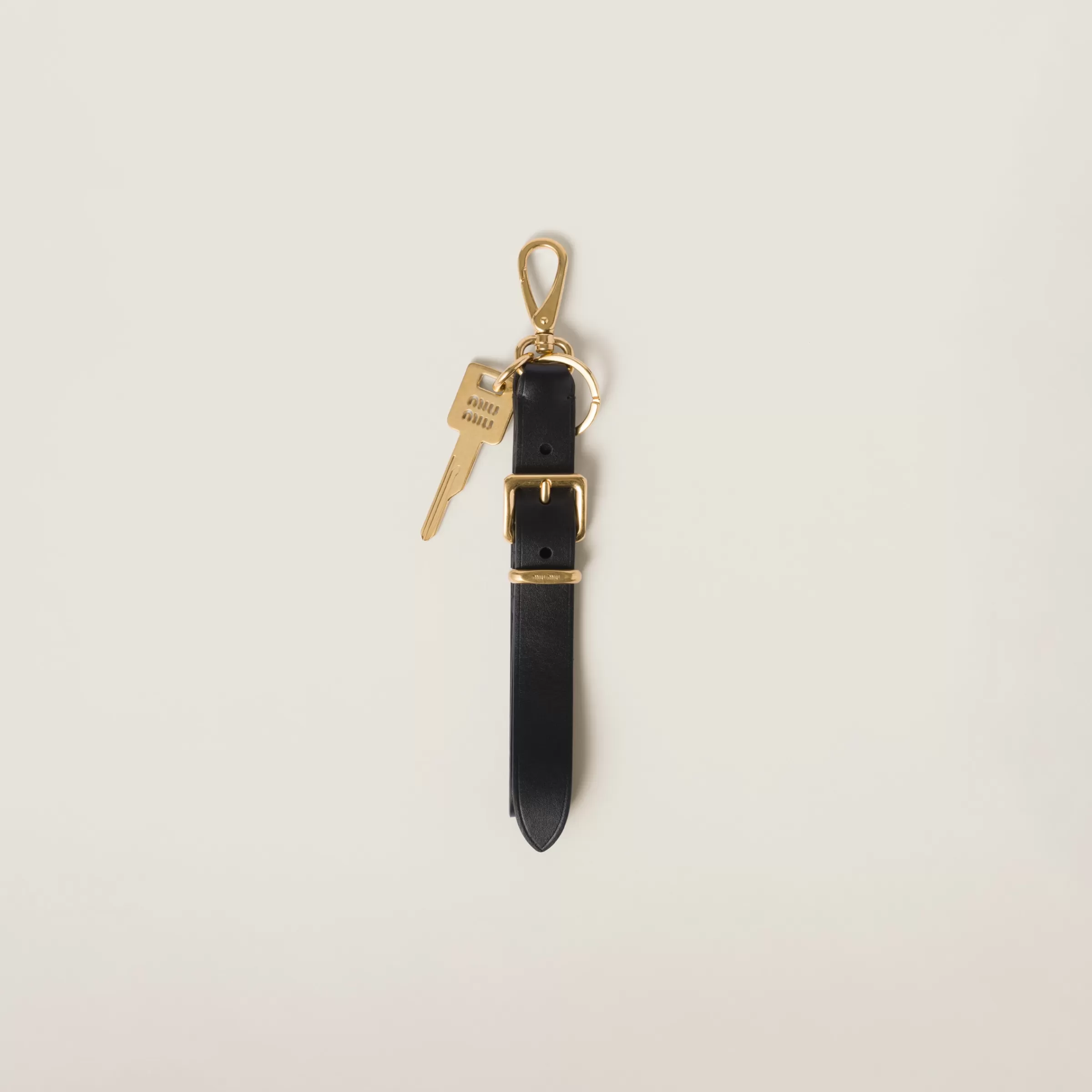 Miu Miu Leather Key Ring |