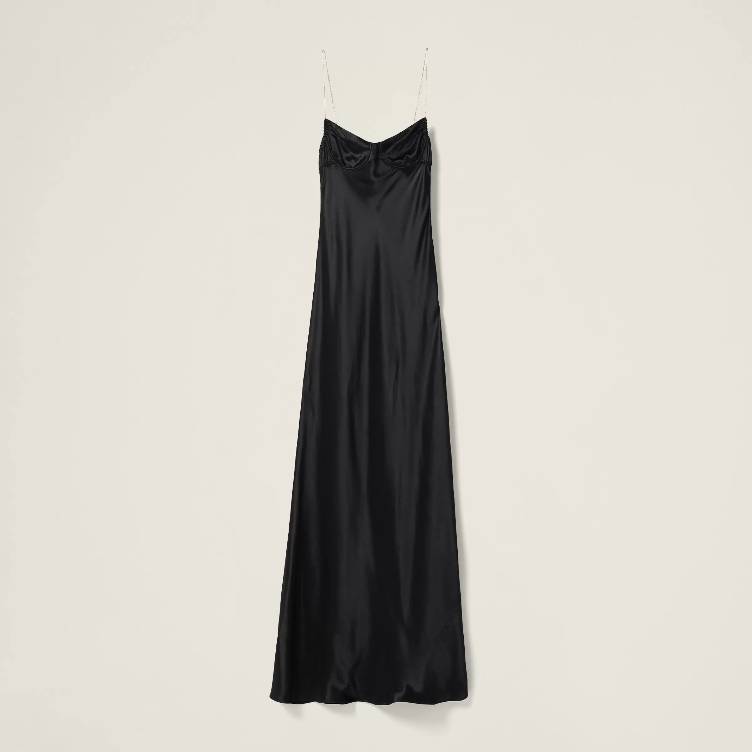 Miu Miu Long Satin Dress |