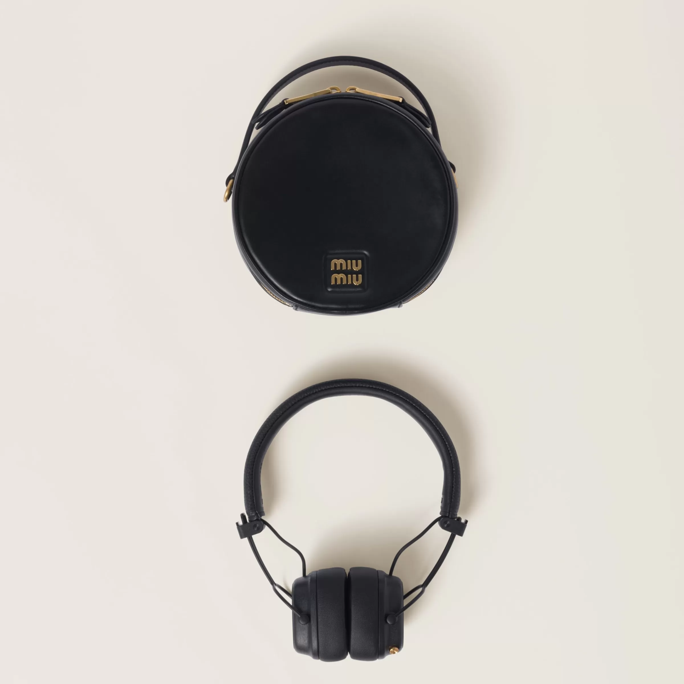 Miu Miu Marshall X Headphones With Leather Case |