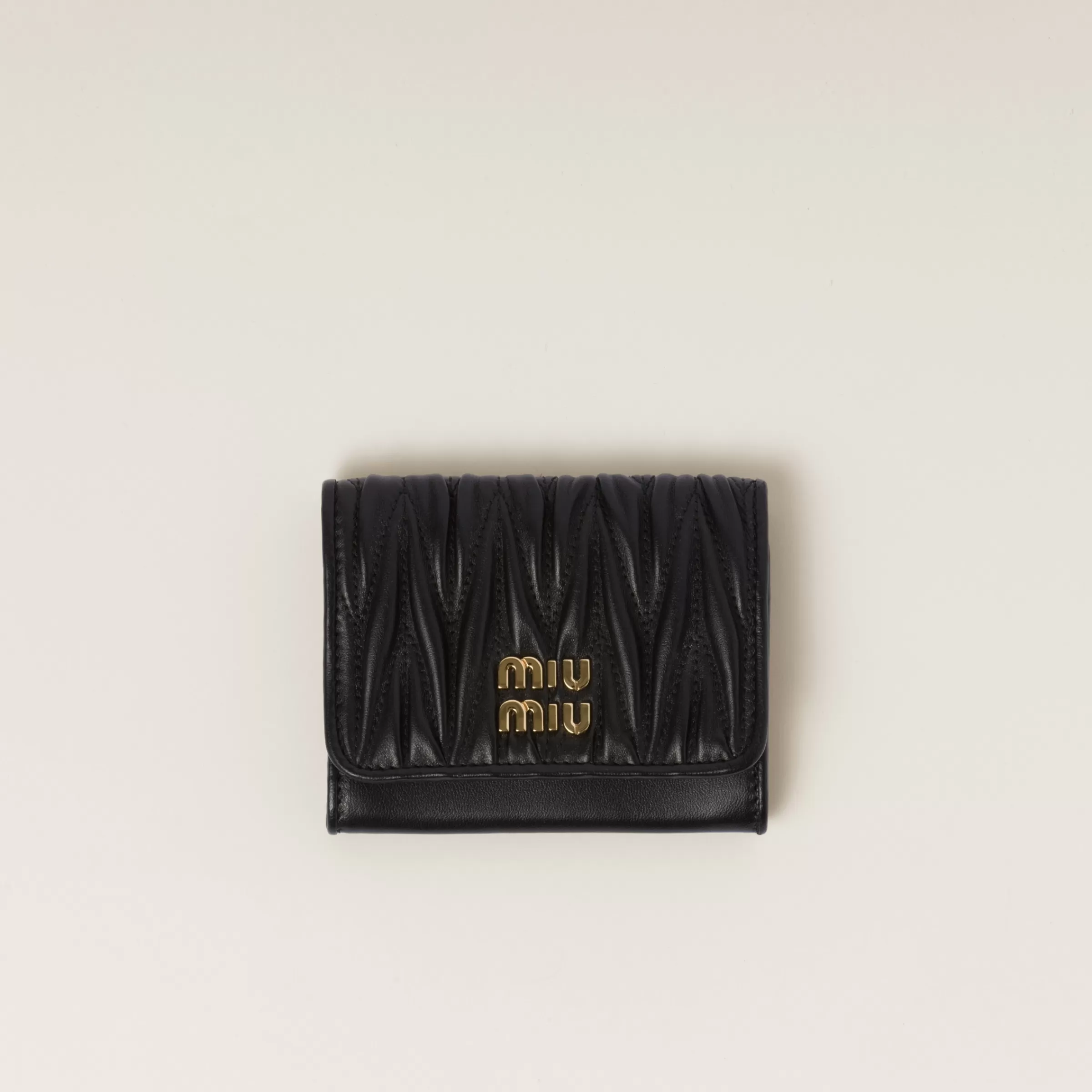 Miu Miu Matelassé Nappa Leather Card Holder |
