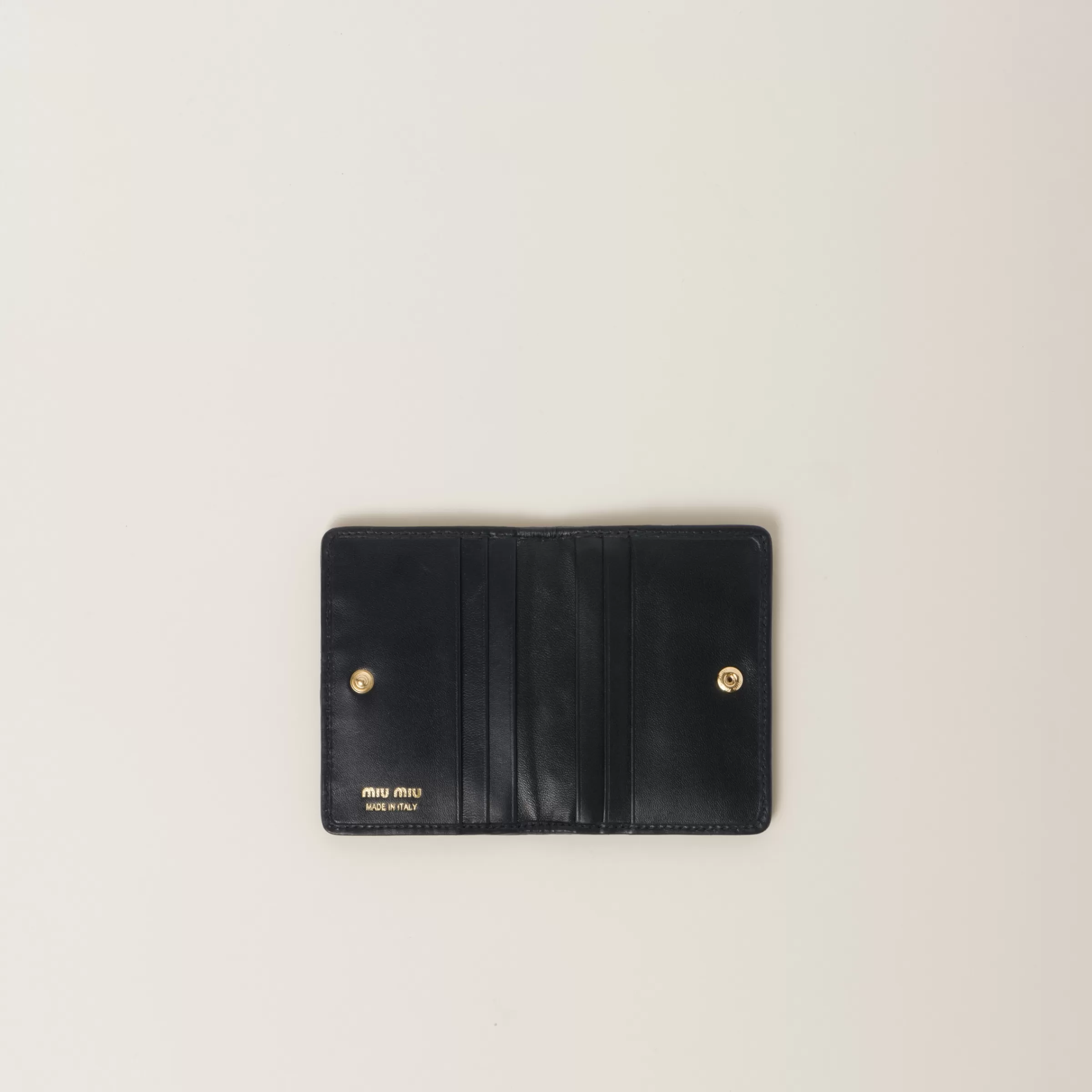 Miu Miu Matelassé Nappa Leather Card Holder |