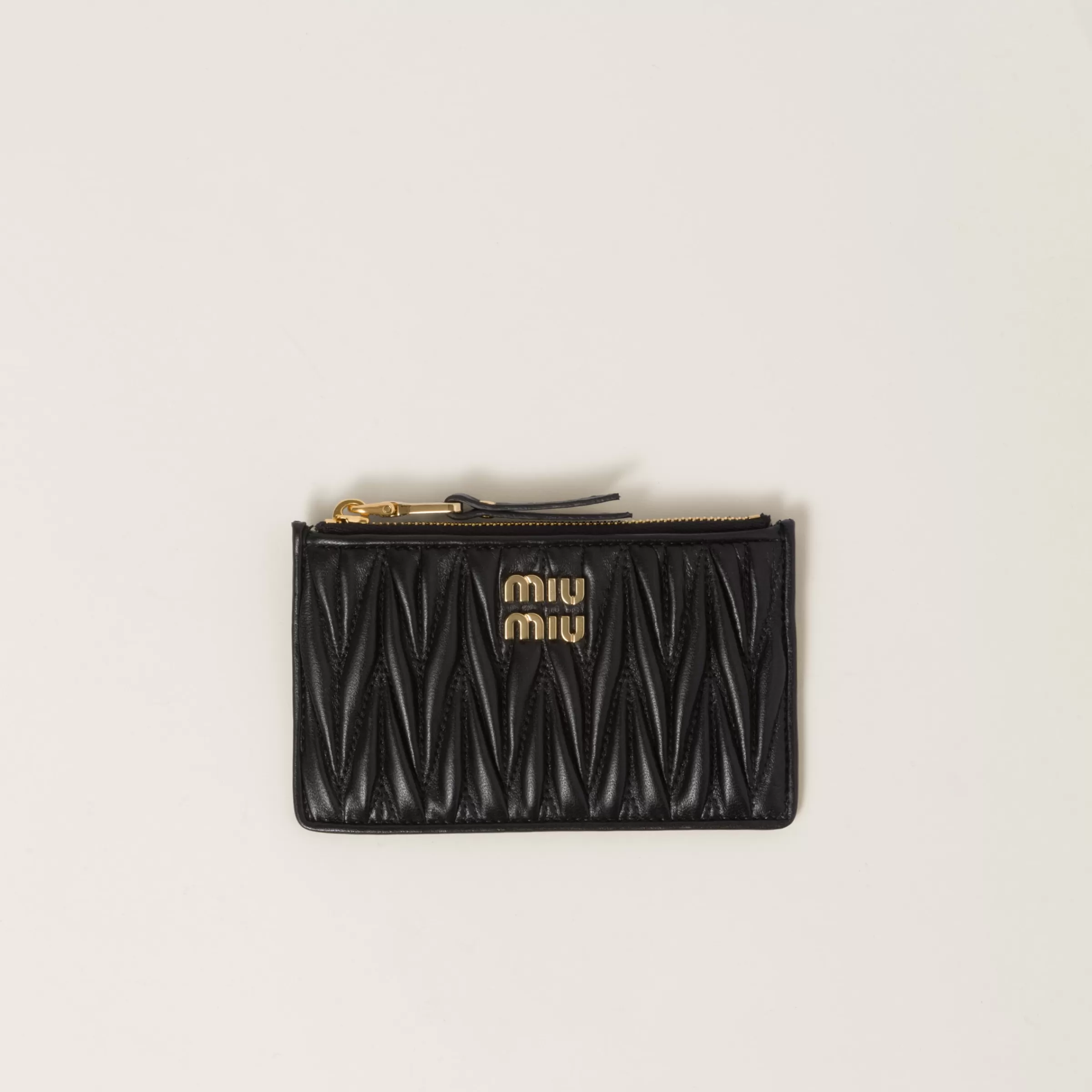 Miu Miu Matelassé Nappa Leather Envelope Wallet |