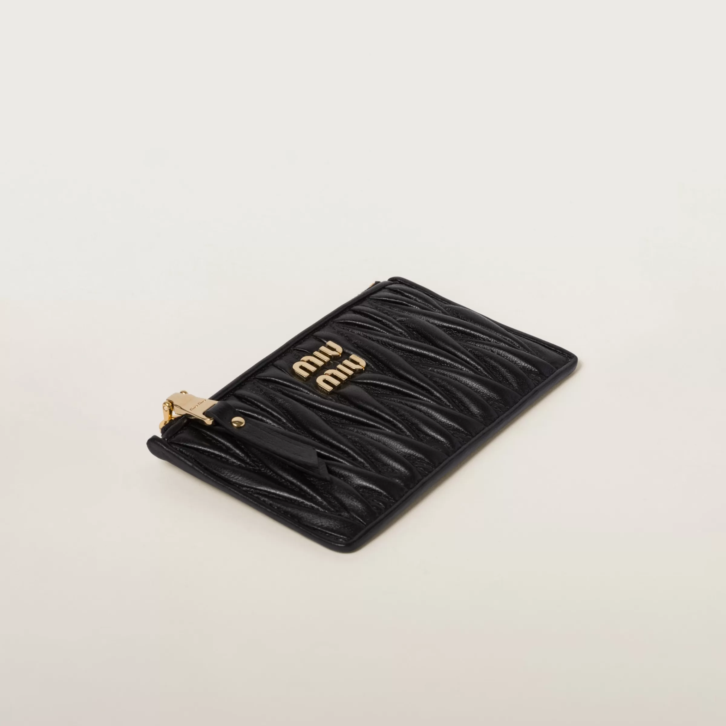 Miu Miu Matelassé Nappa Leather Envelope Wallet |