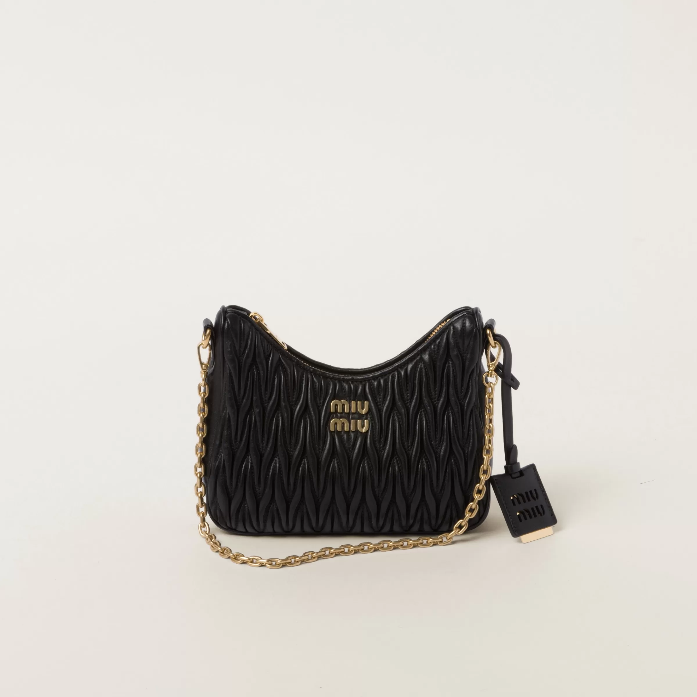 Miu Miu Matelassé Nappa Leather Shoulder Bag |