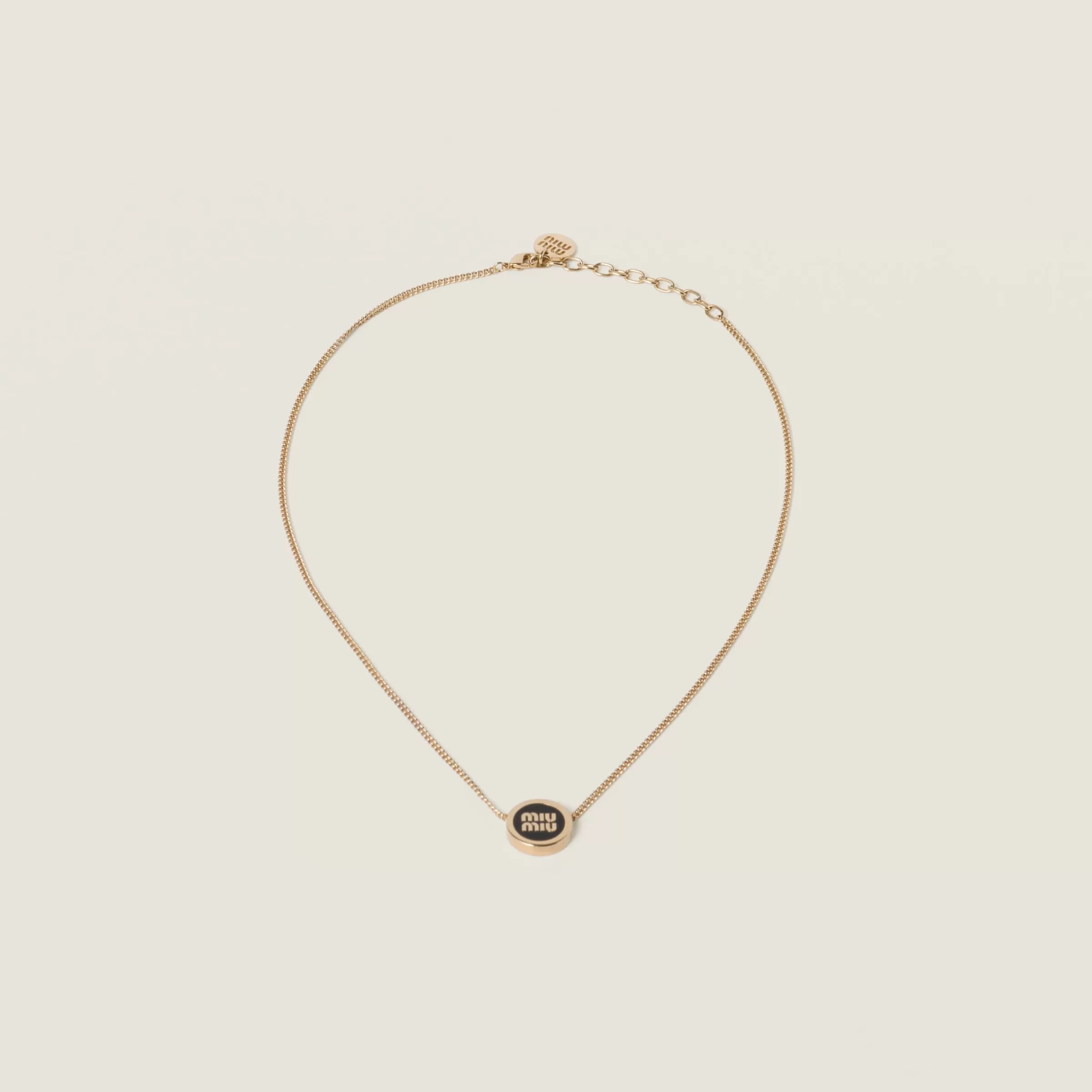 Miu Miu Metal Necklace |