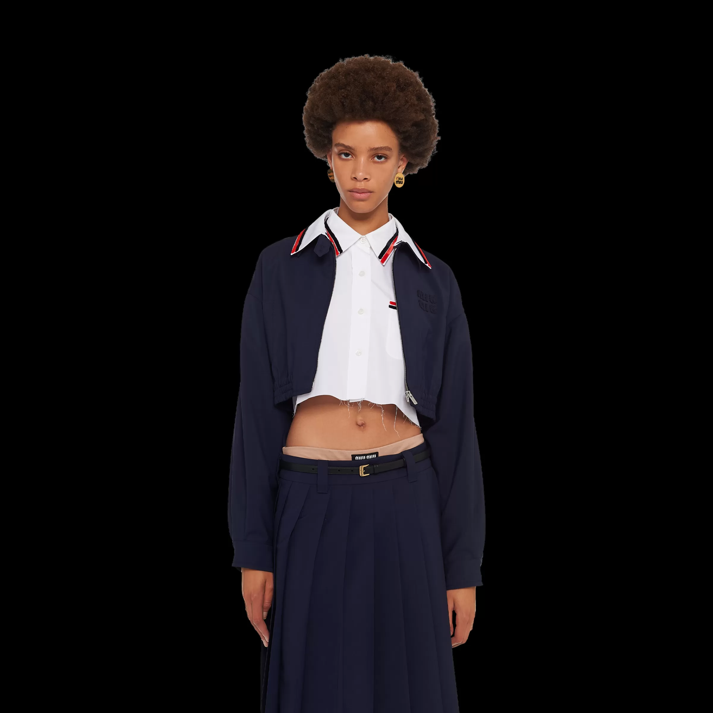 Miu Miu Nappa Leather Belt |