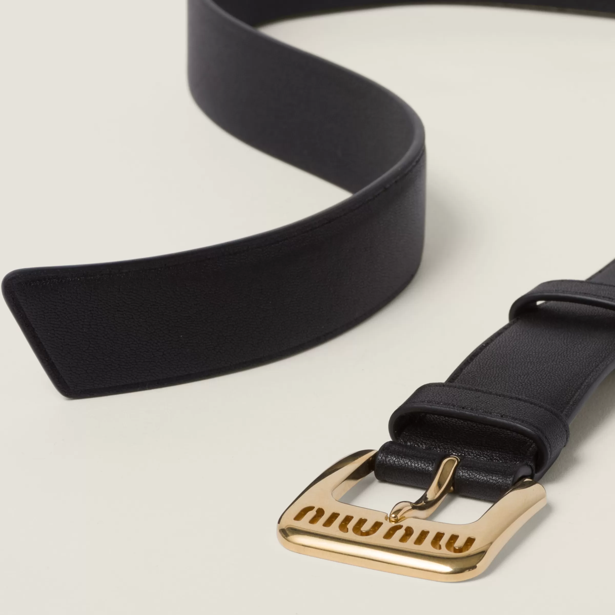 Miu Miu Nappa Leather Belt |