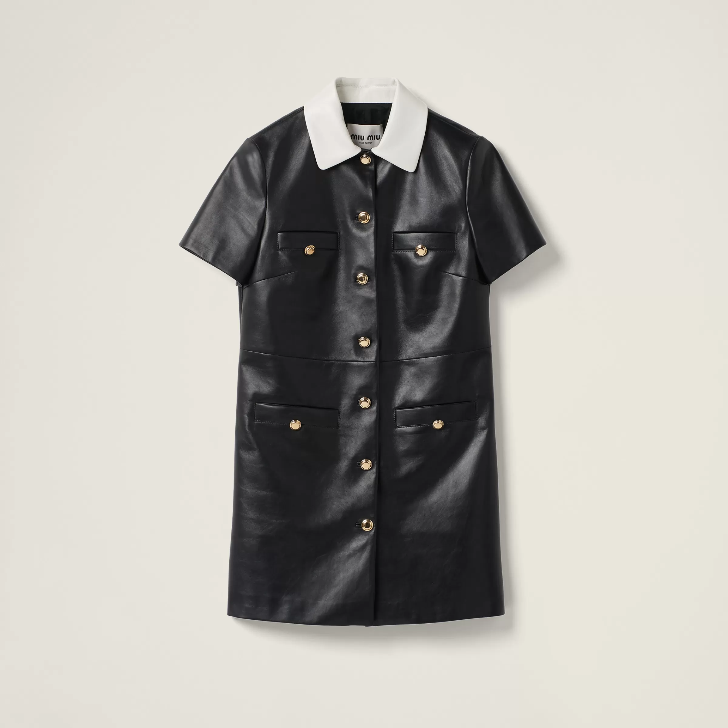 Miu Miu Nappa Leather Dress |