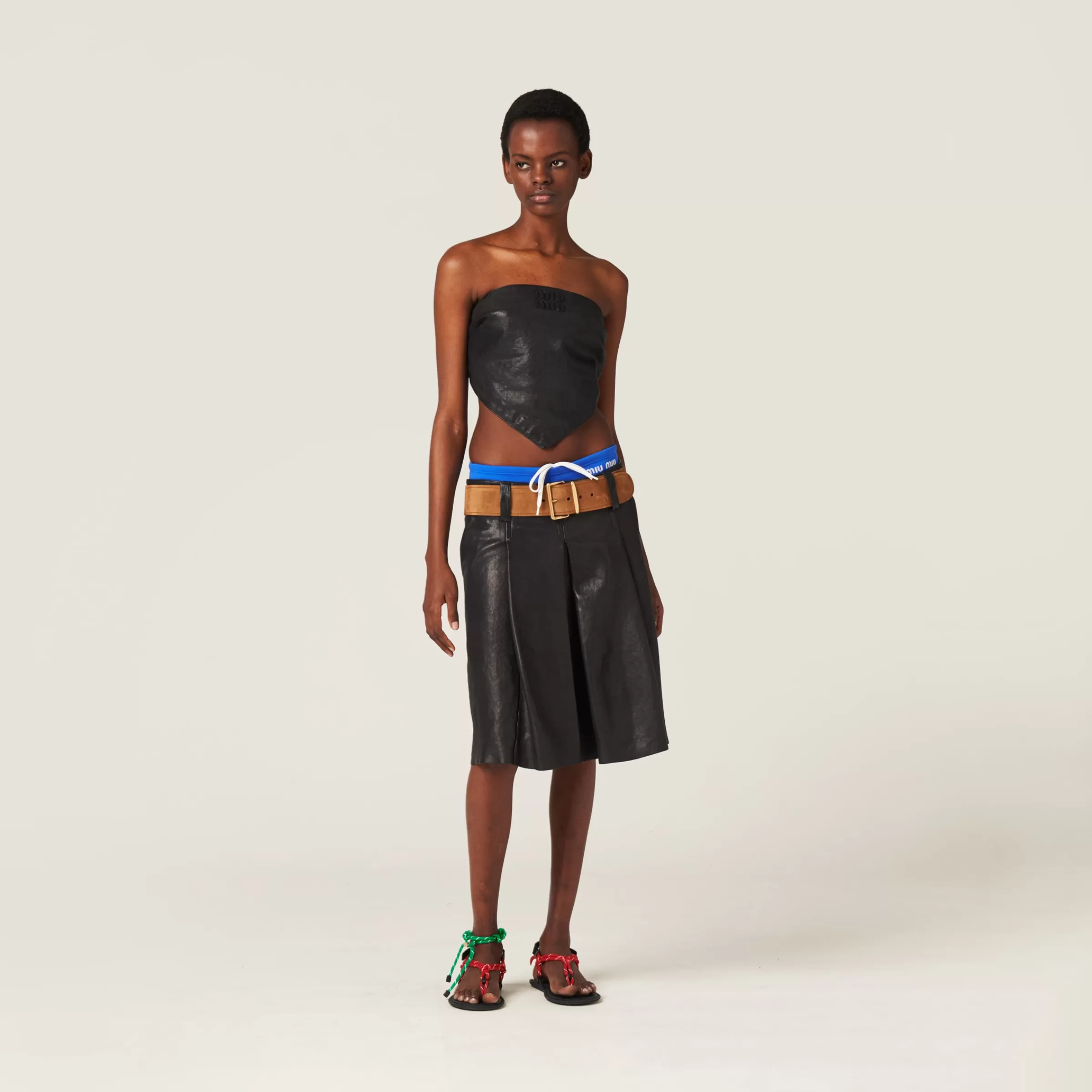 Miu Miu Nappa Leather Top |