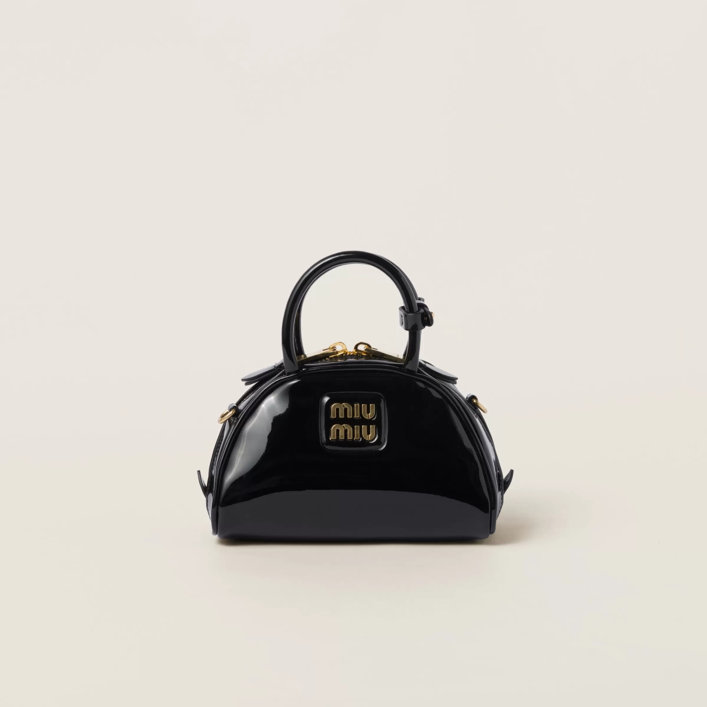 Miu Miu Patent Leather Top-handle Bag |