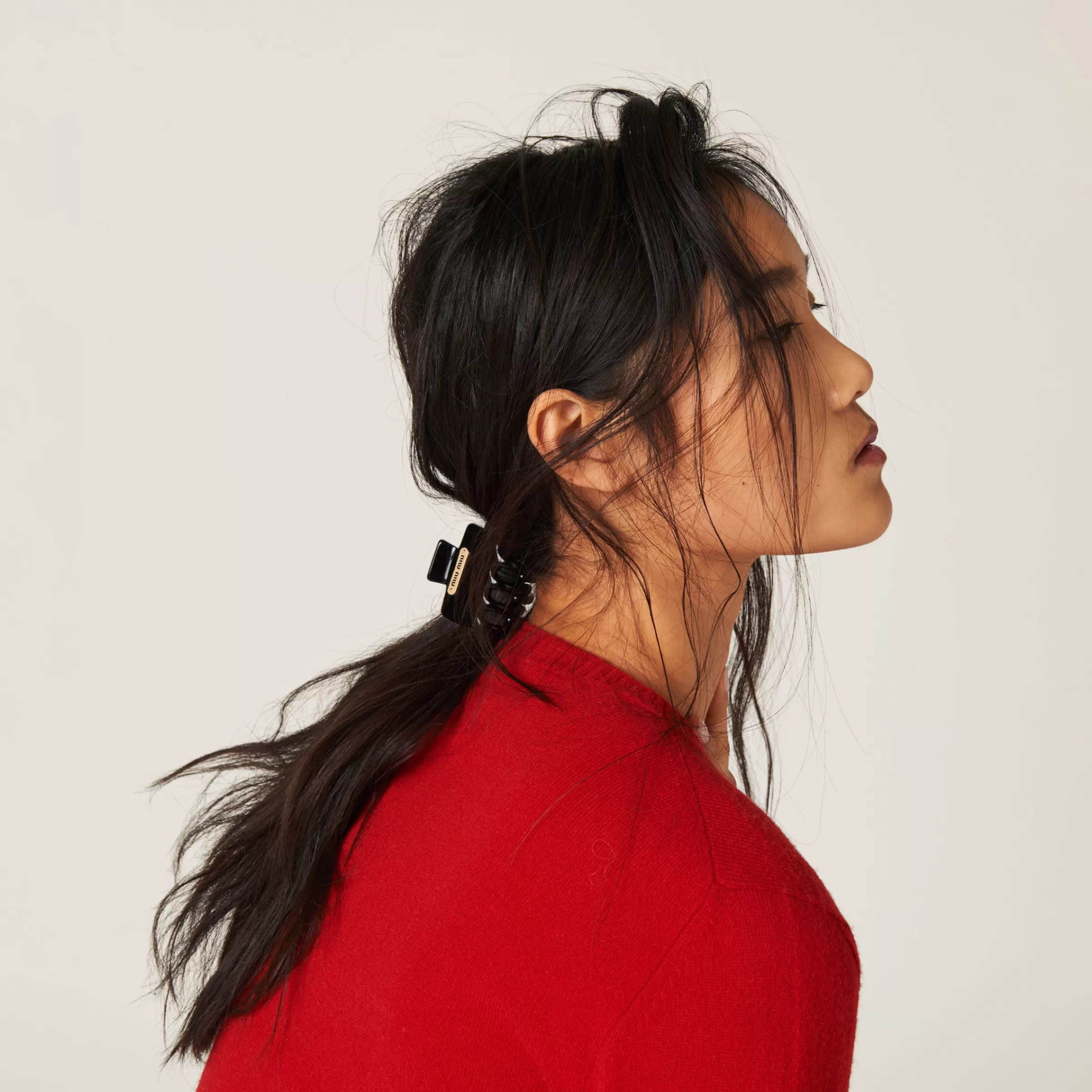 Miu Miu Plexiglas Clip |