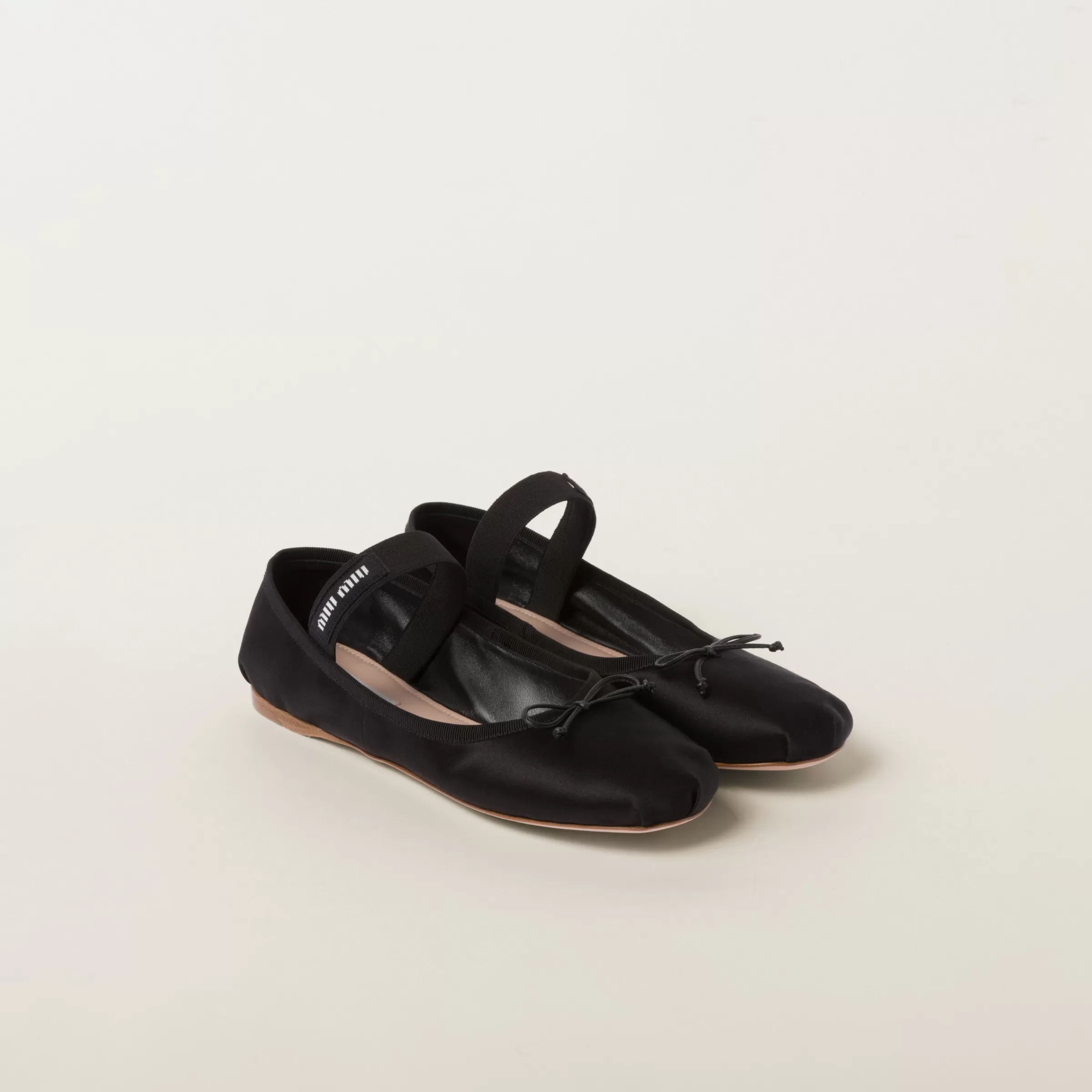 Miu Miu Satin Ballerinas |