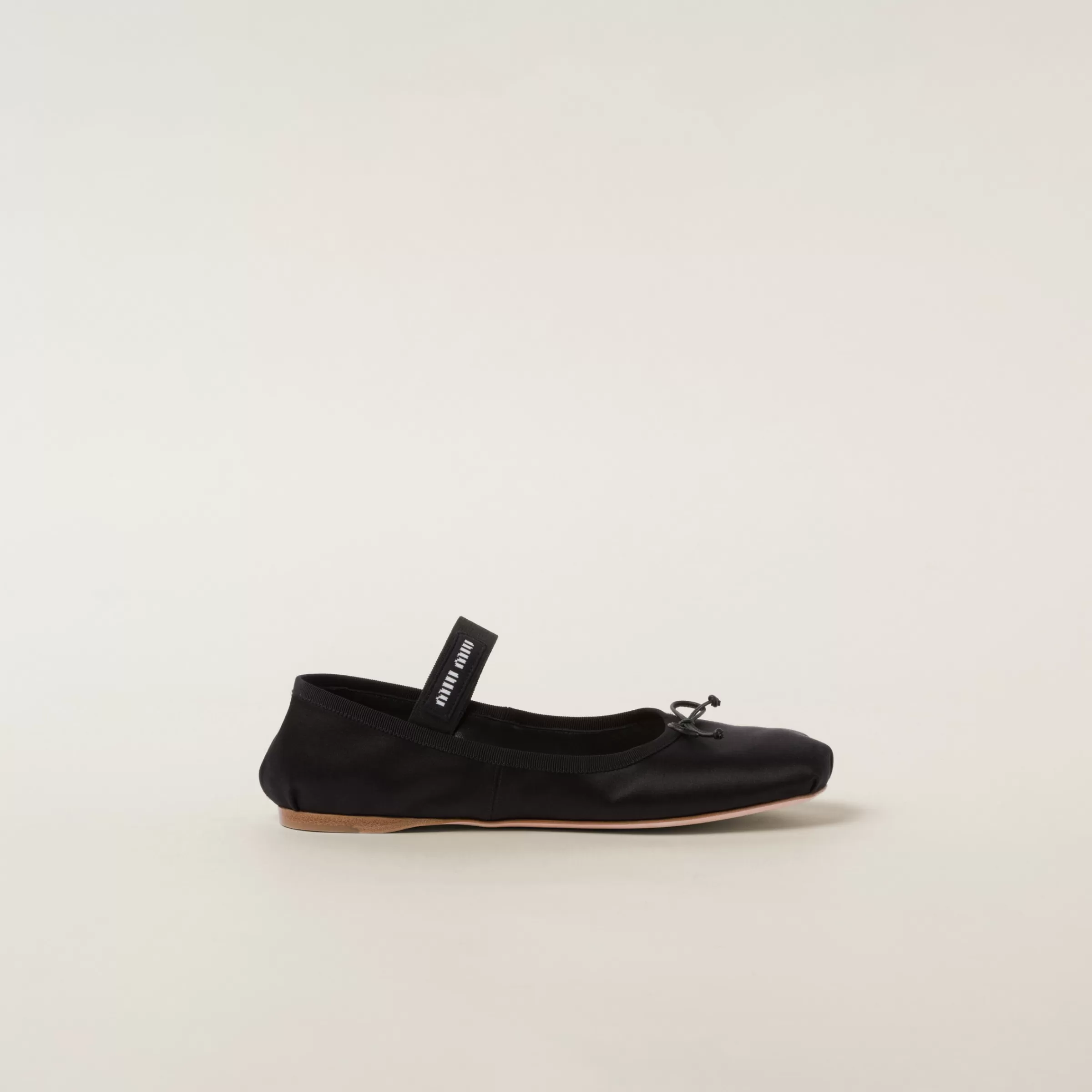 Miu Miu Satin Ballerinas |