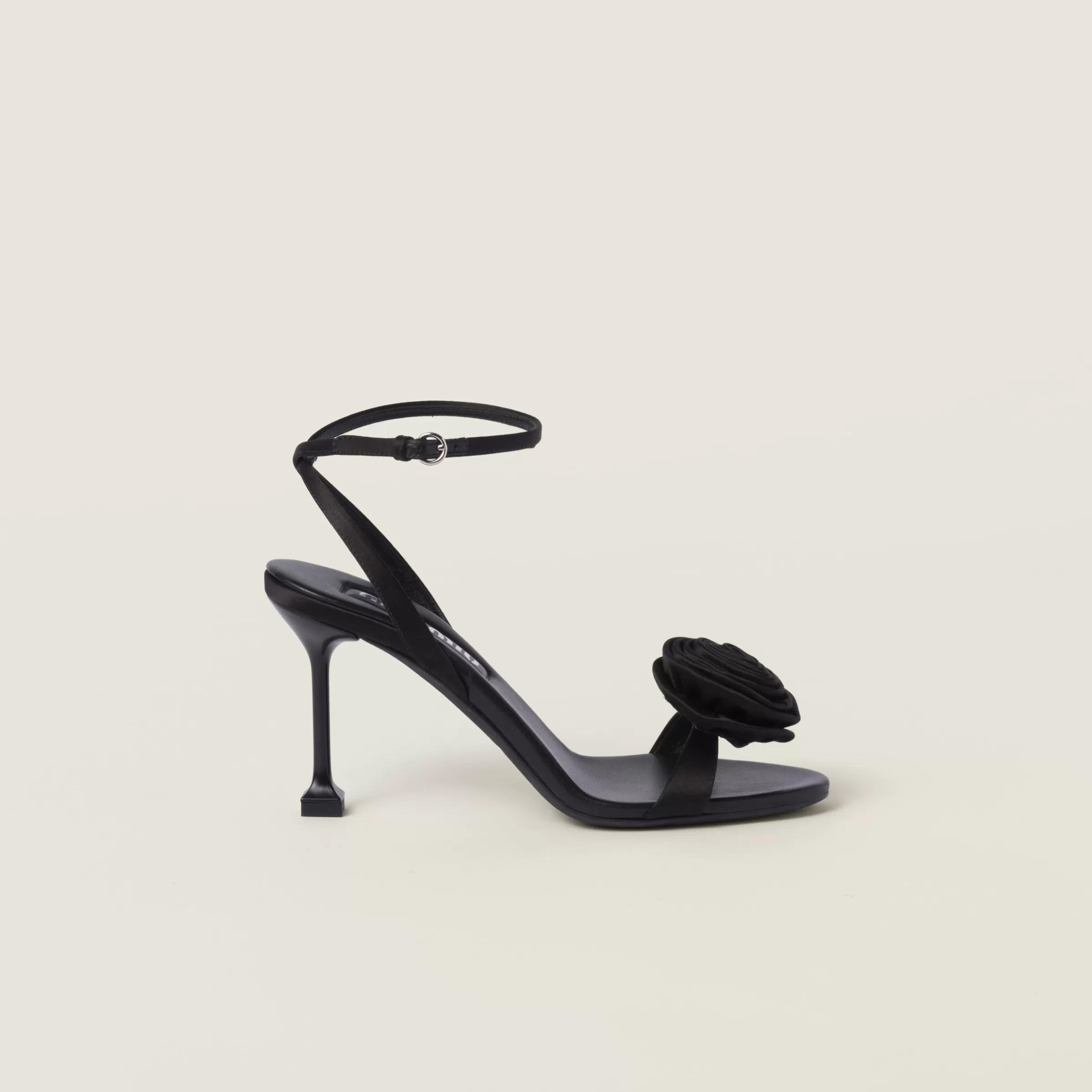 Miu Miu Satin Sandals |