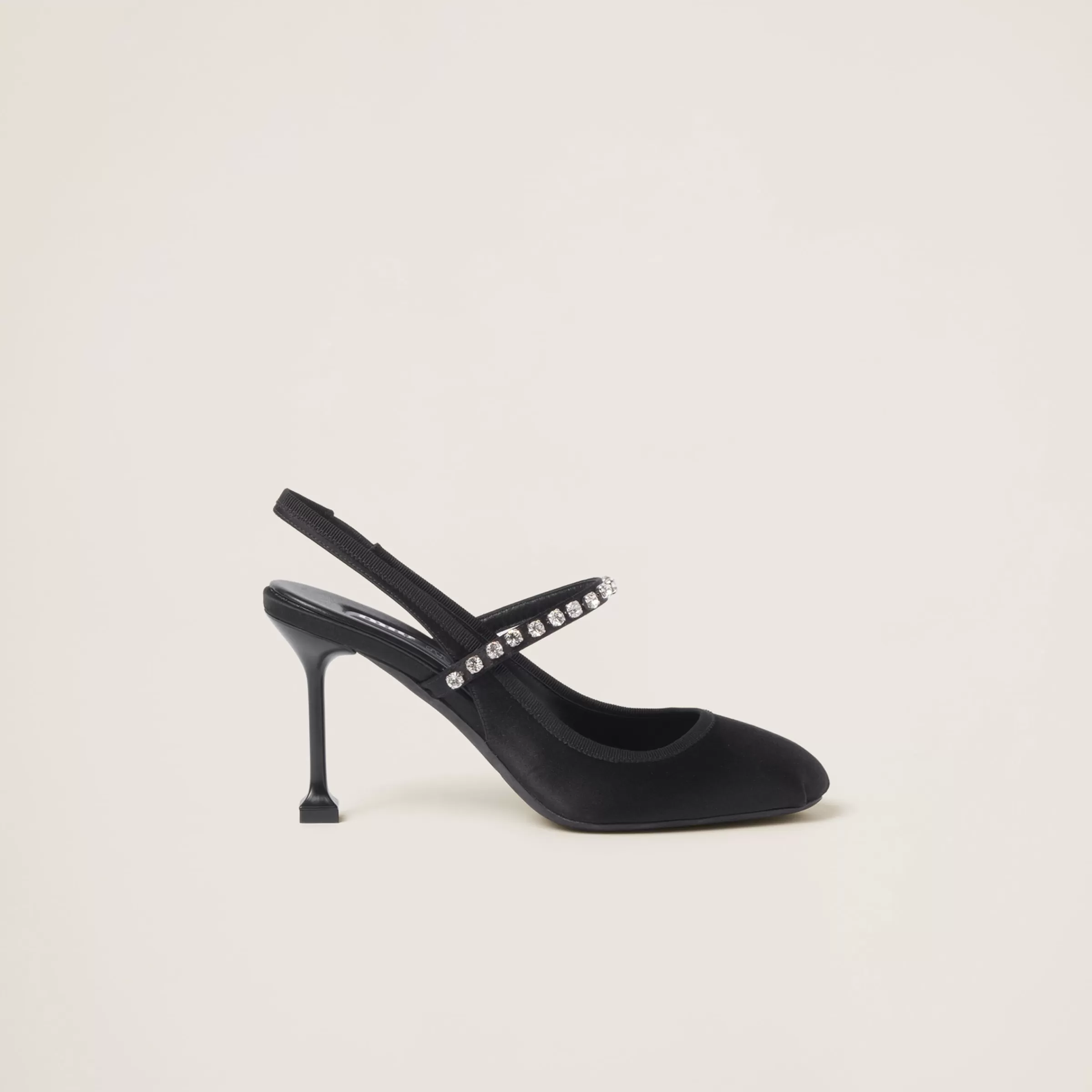 Miu Miu Satin Slingback Pumps |
