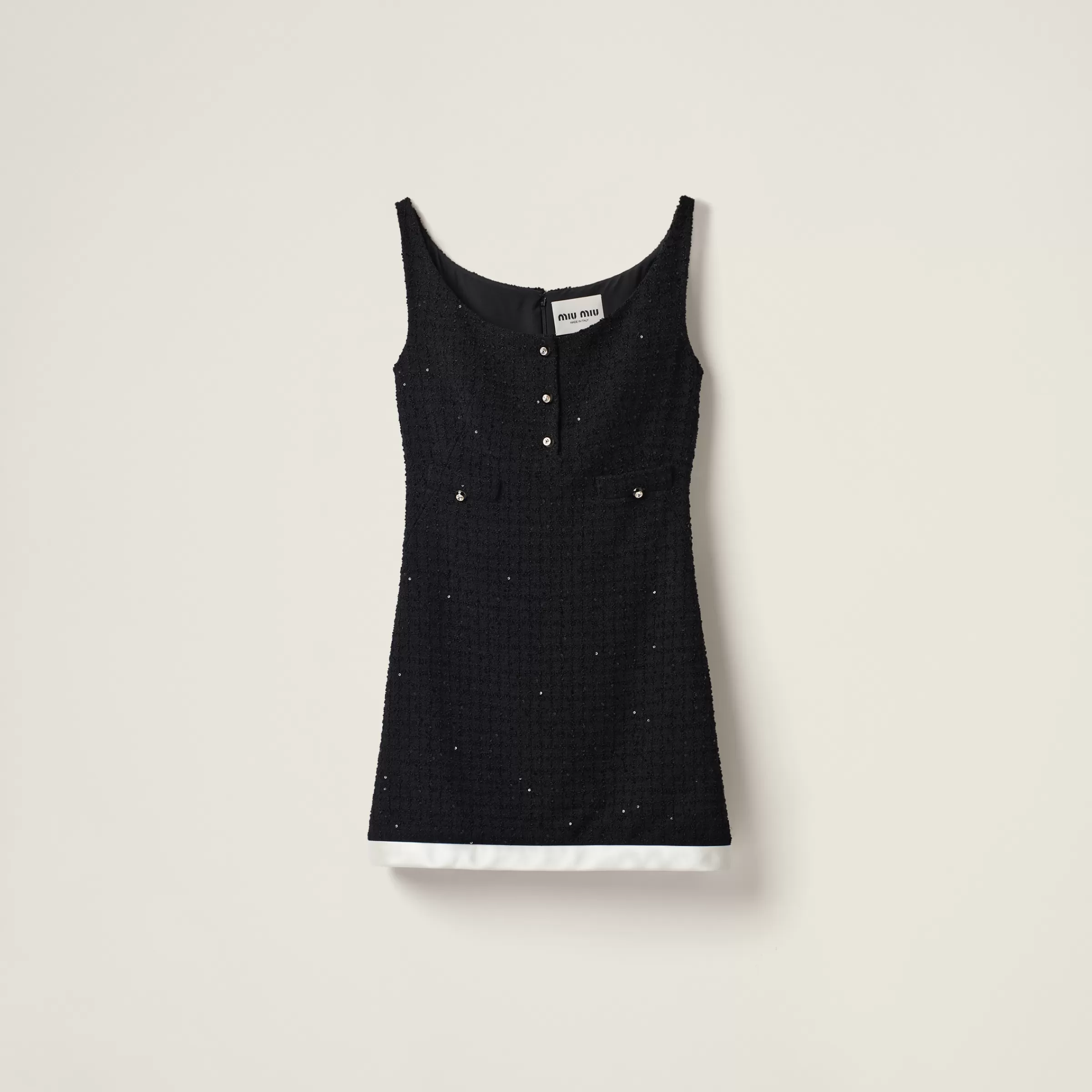 Miu Miu Sequined Bouclé Mini-dress |