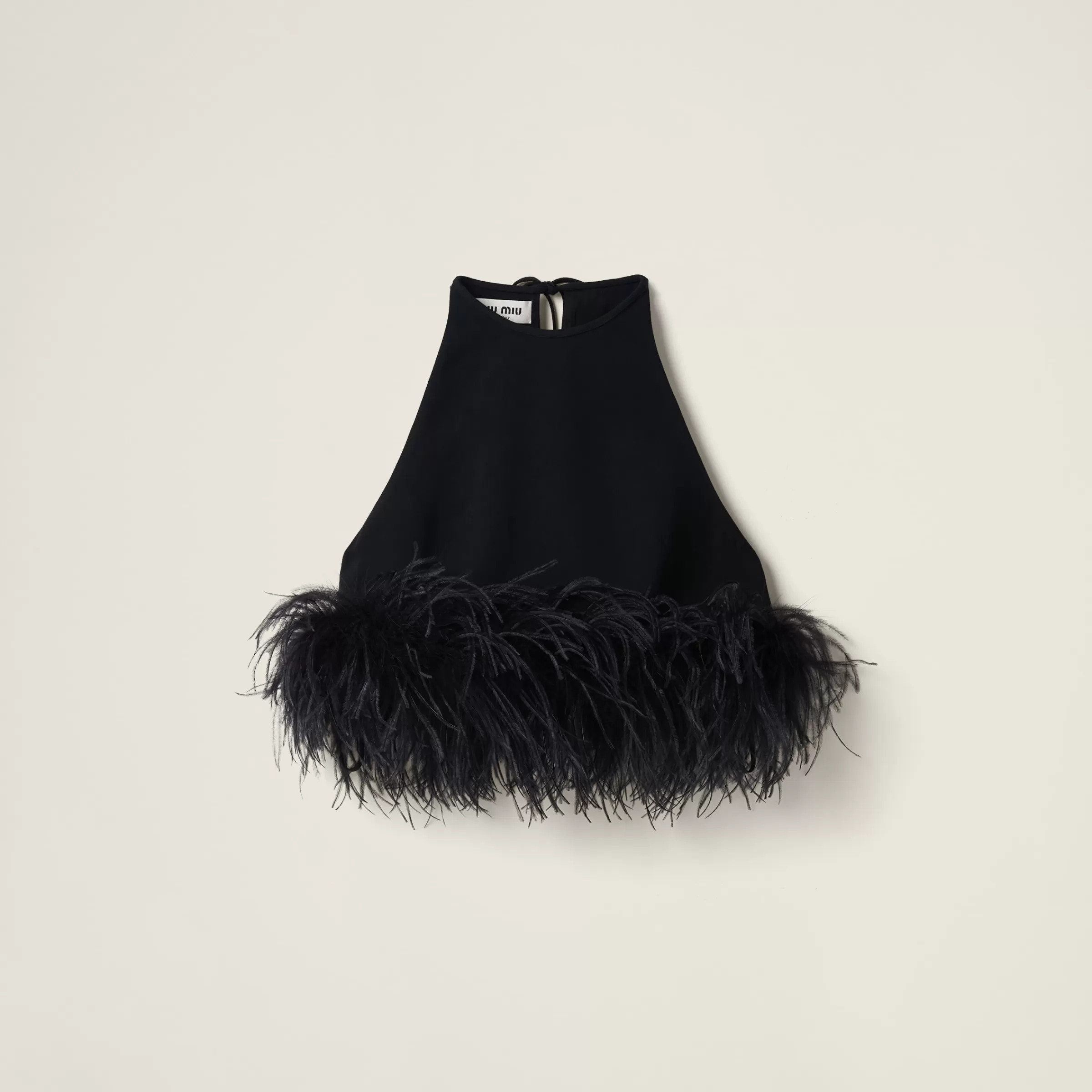 Miu Miu Stretch Cady Halter Top |