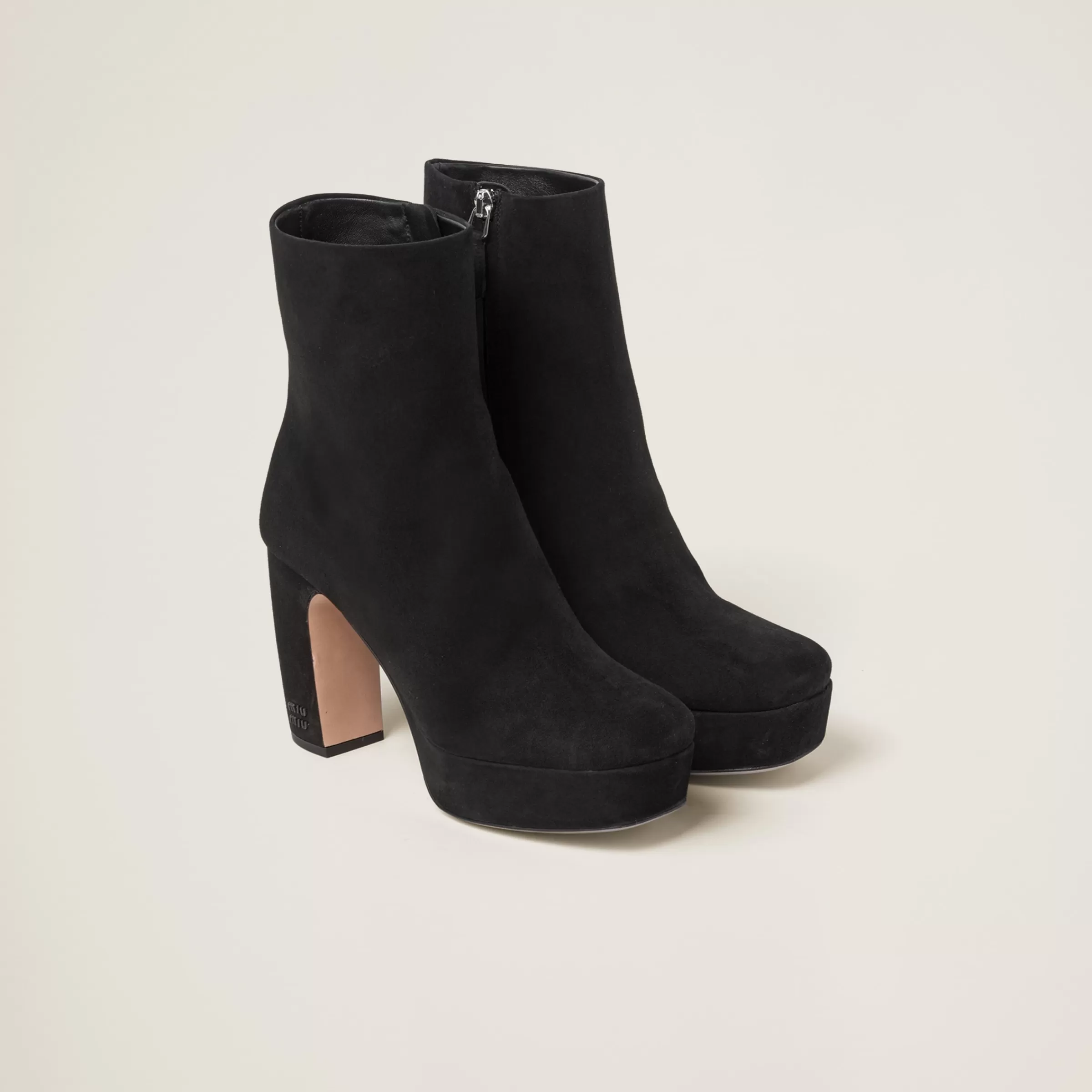 Miu Miu Suede Booties |