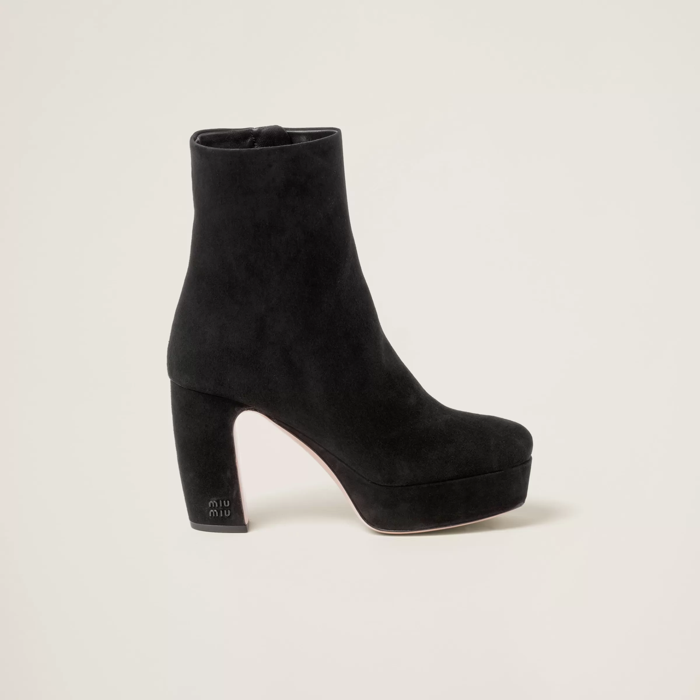 Miu Miu Suede Booties |