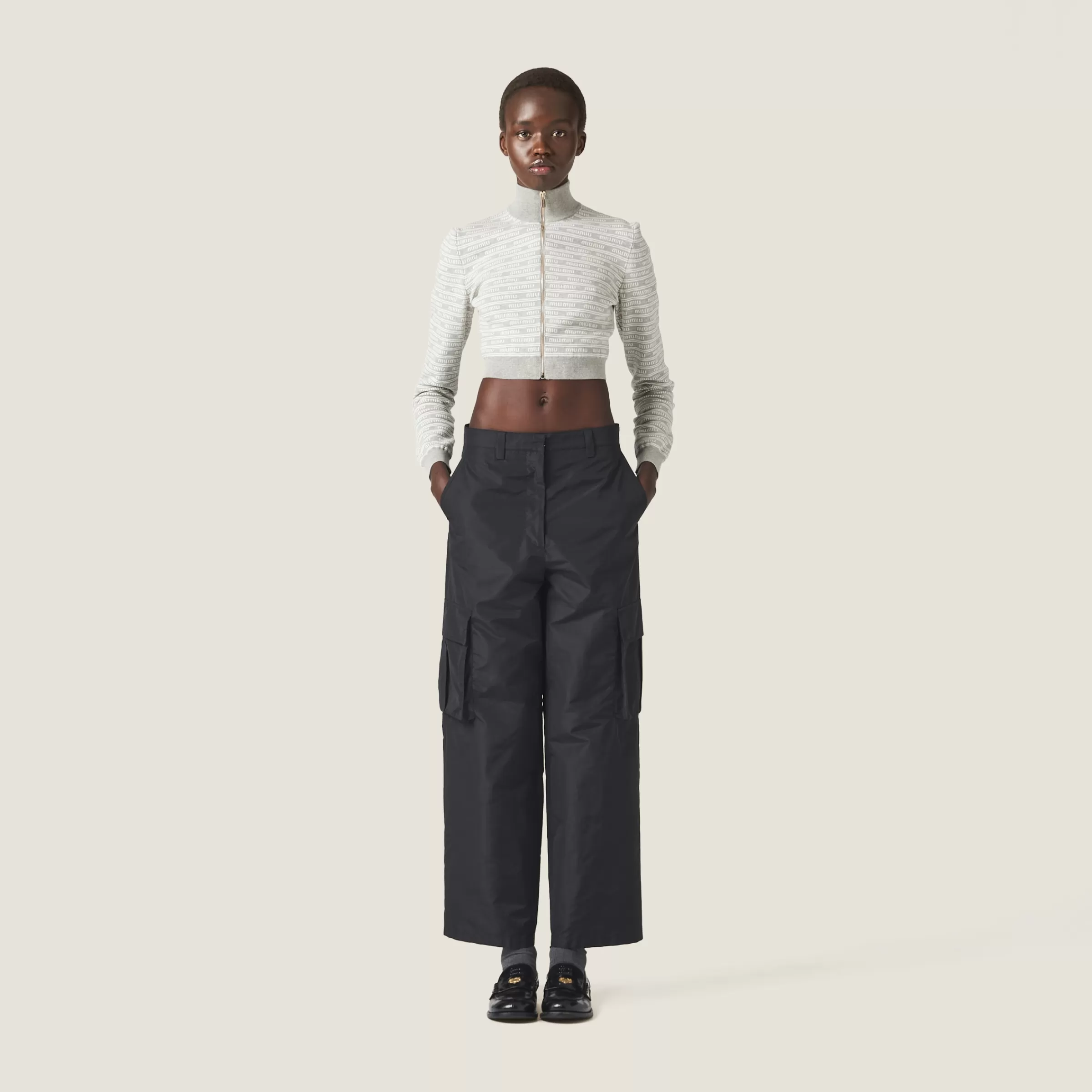 Miu Miu Technical Fabric Pants |