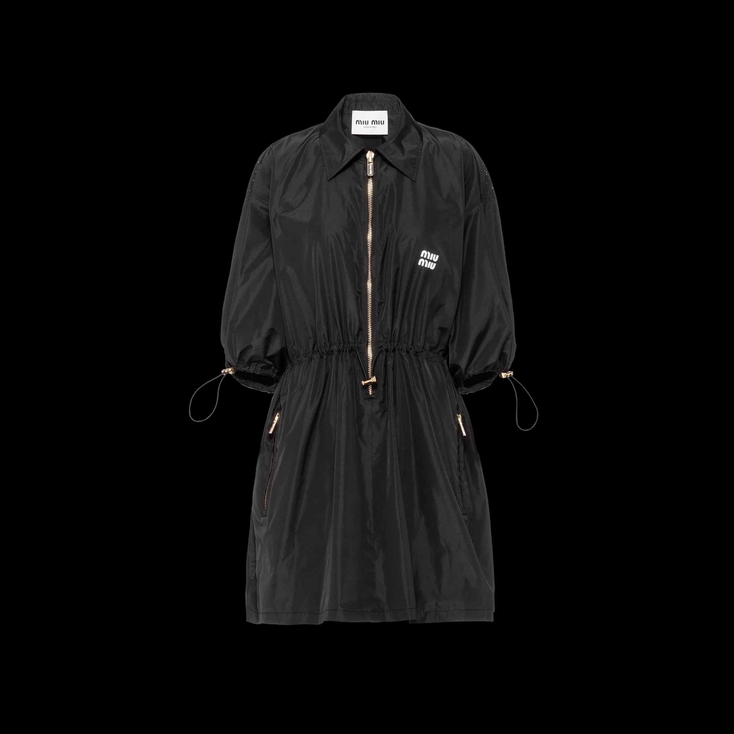 Miu Miu Technical Silk Mini-dress |