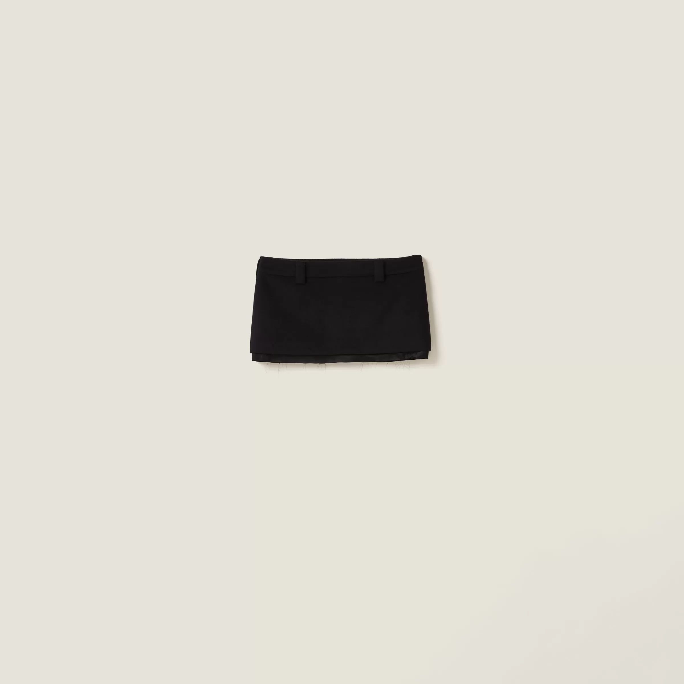 Miu Miu Velour Miniskirt |