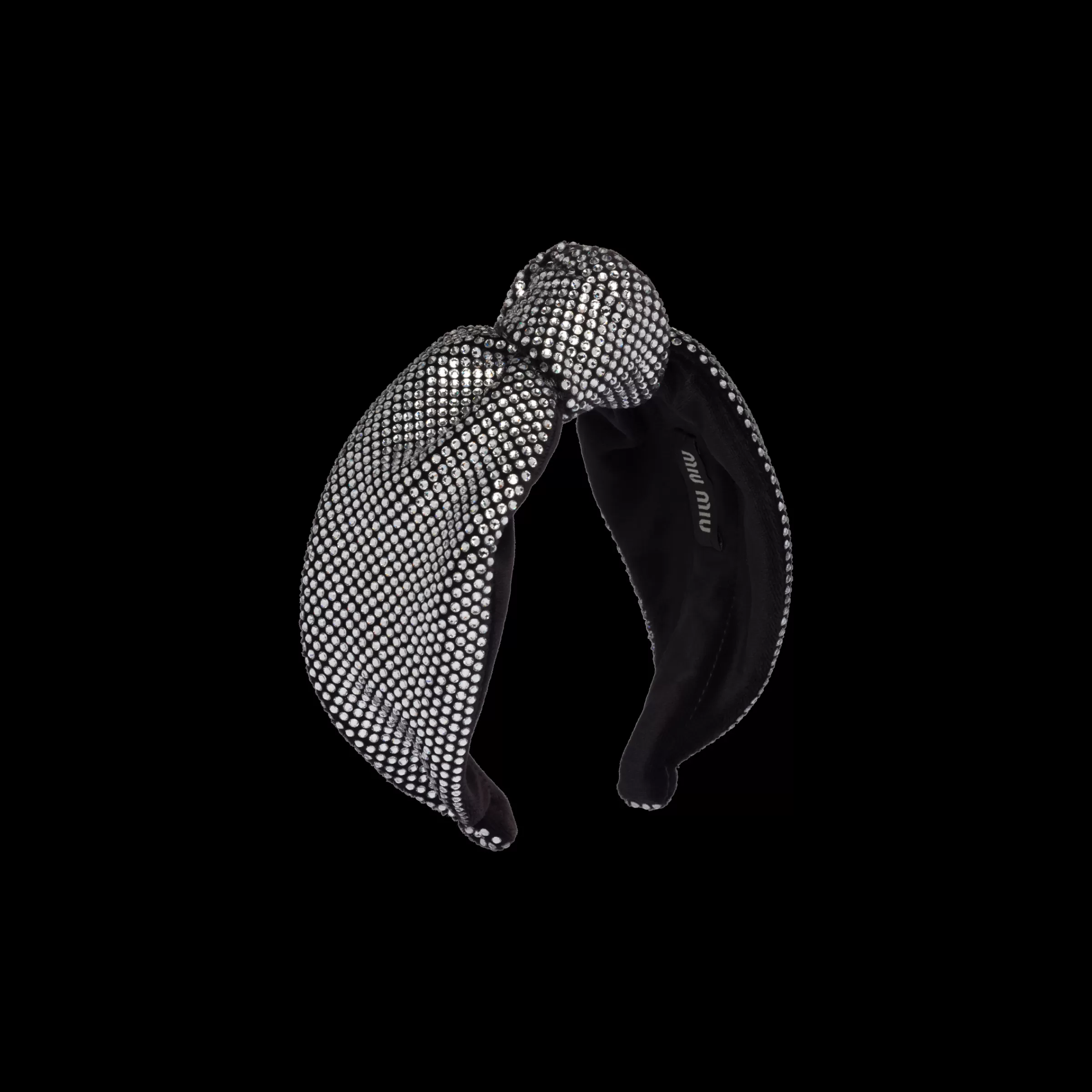 Miu Miu Black Velvet Headband |