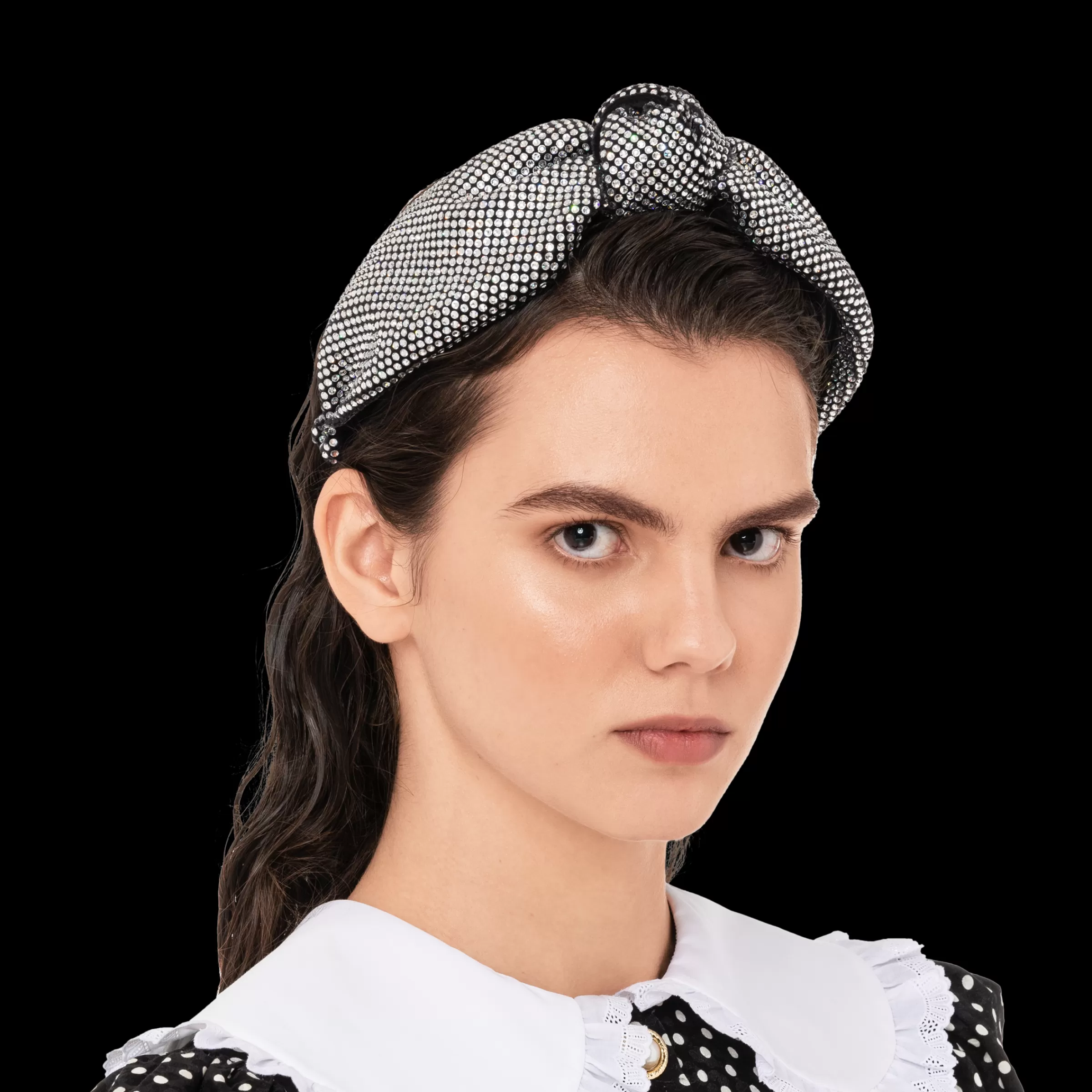 Miu Miu Black Velvet Headband |