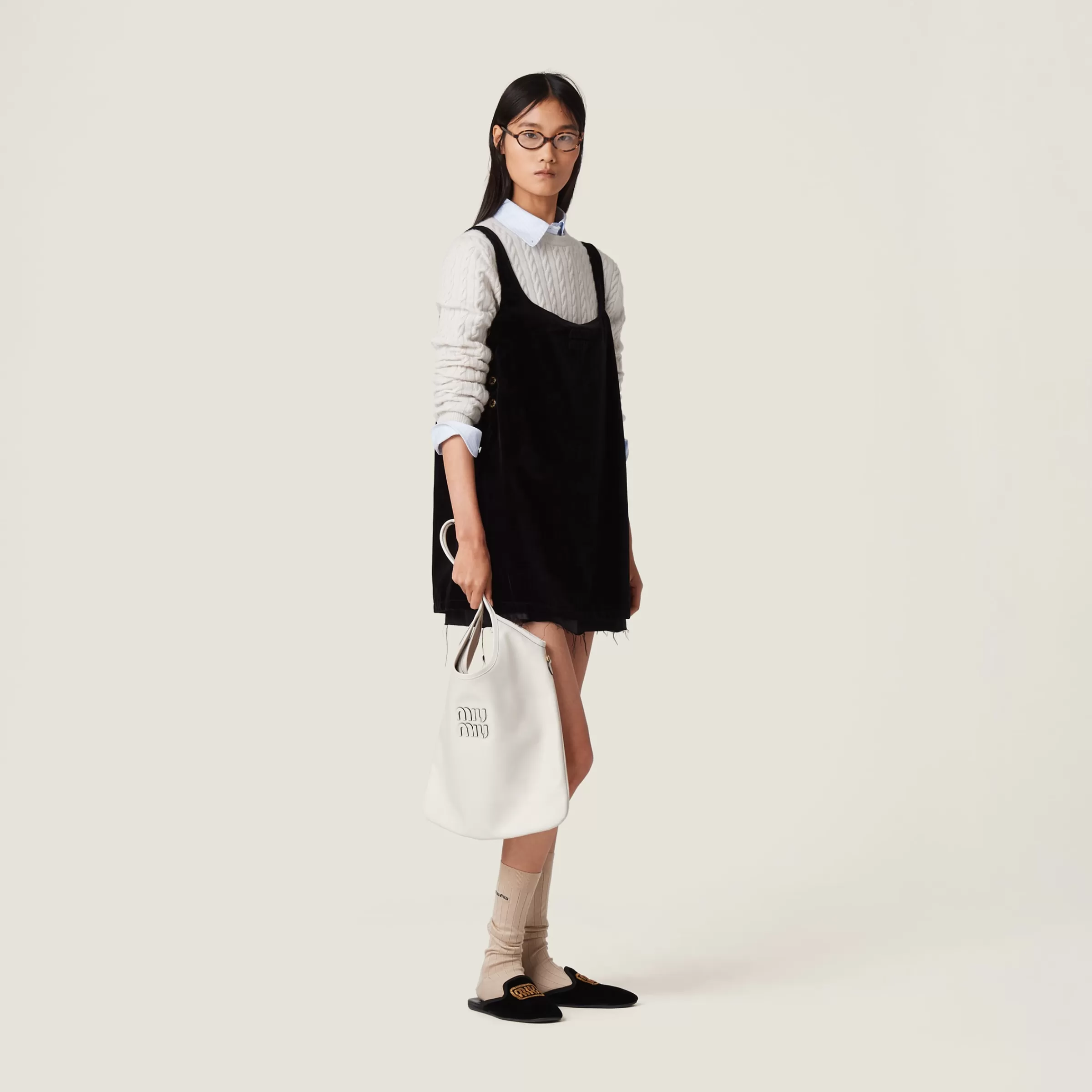 Miu Miu Velvet Minidress |