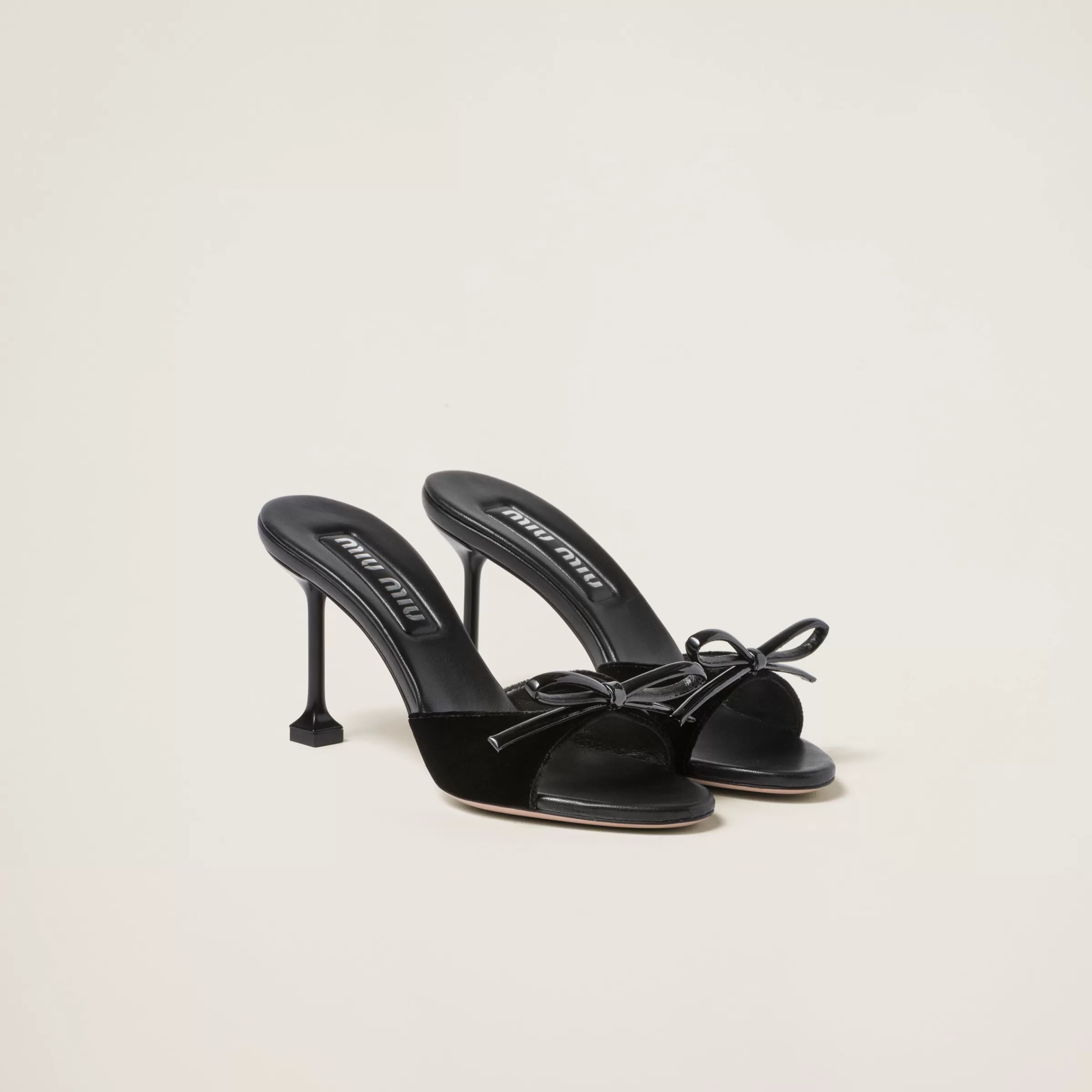 Miu Miu Velvet Sandals |