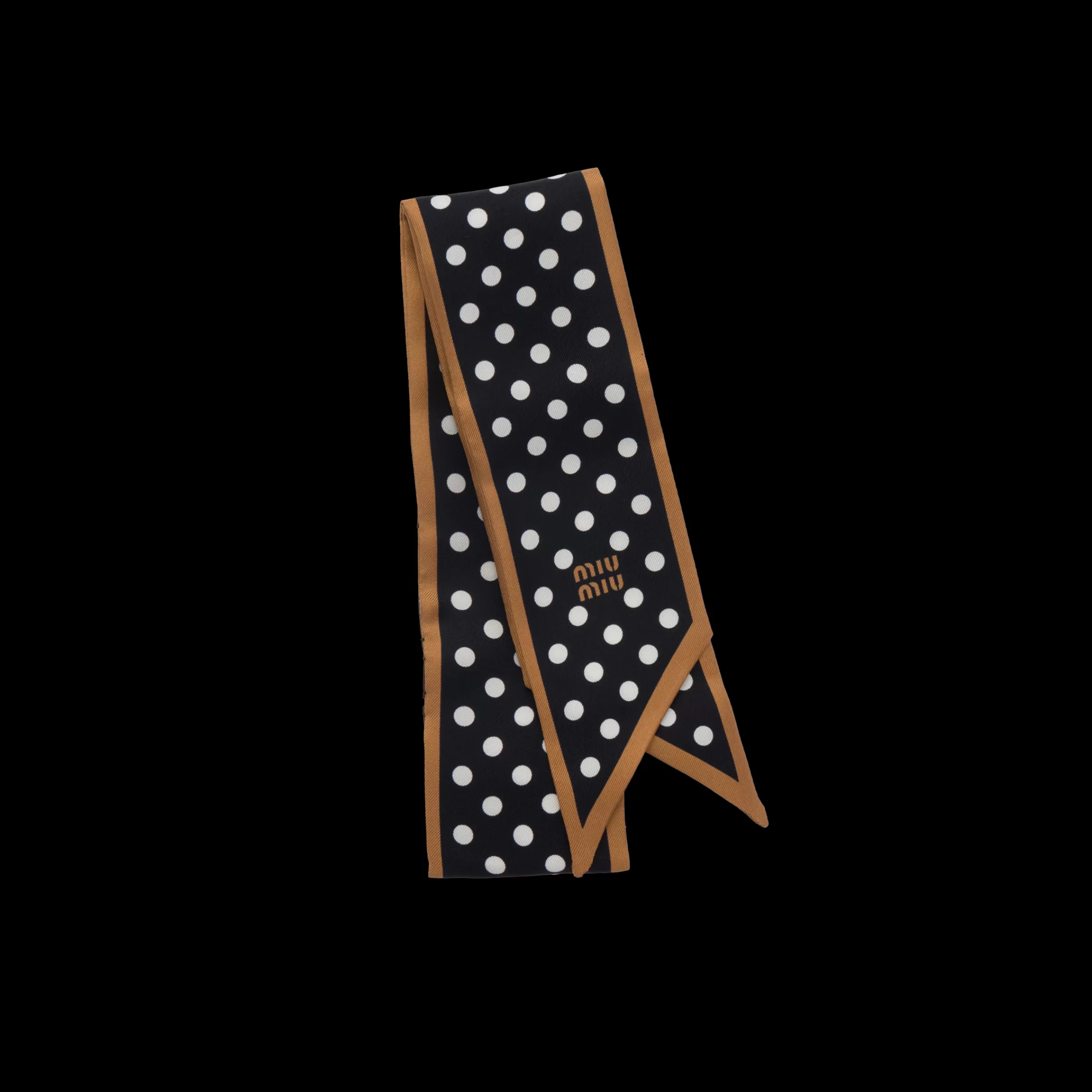 Miu Miu Printed Twill Scarf |