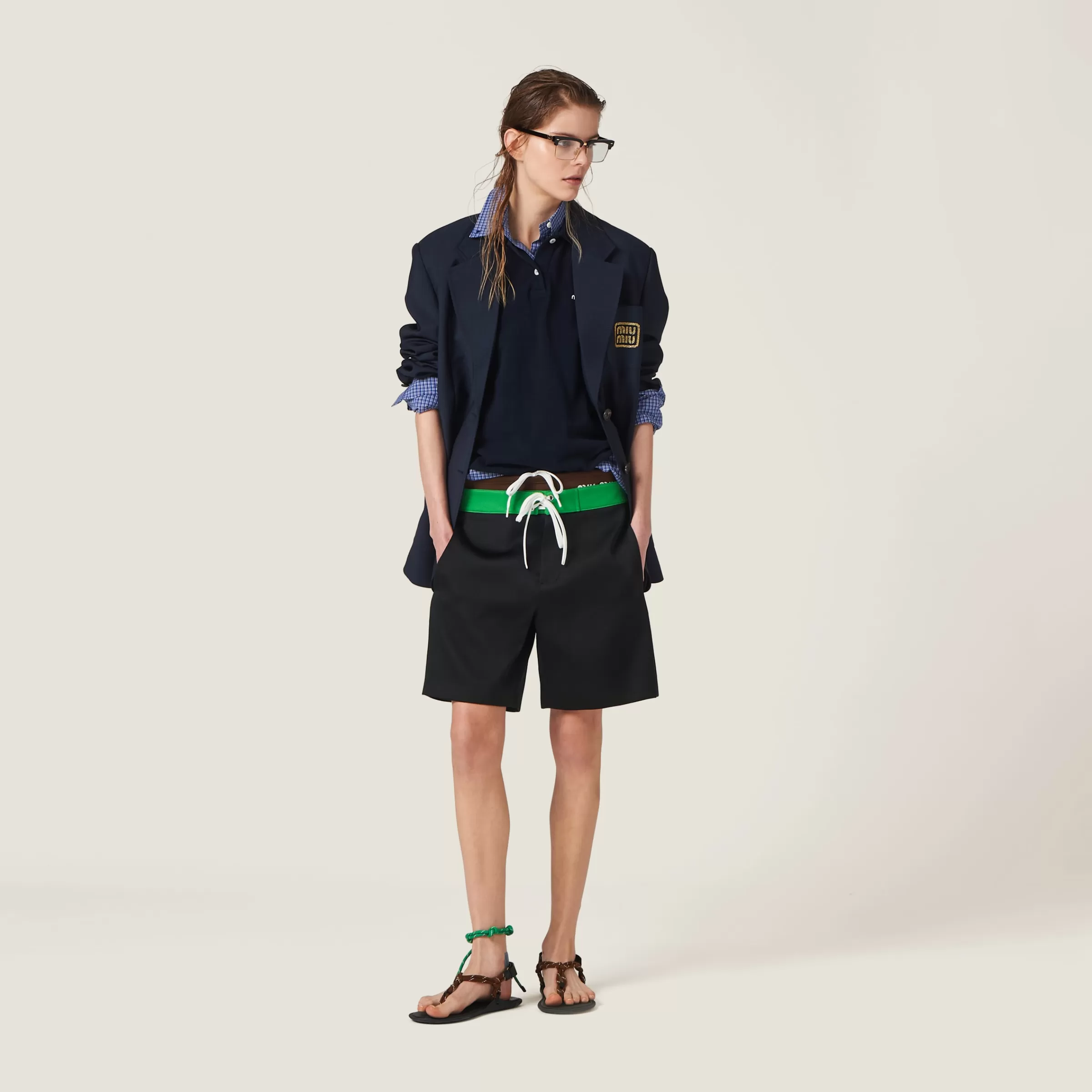 Miu Miu Satin Bermudas |