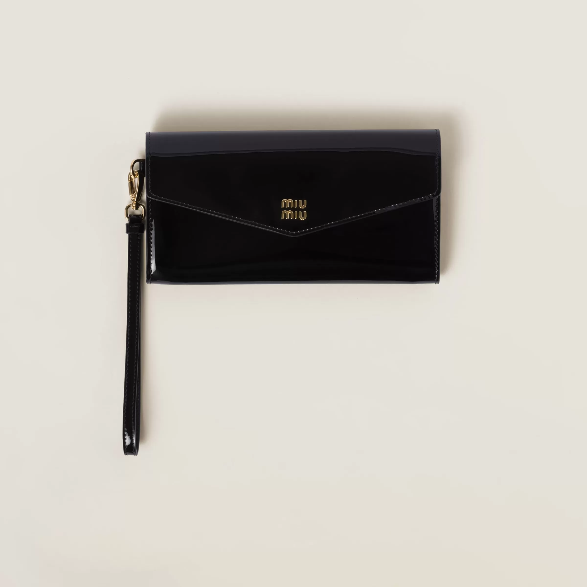 Miu Miu Patent Leather Card Holder |