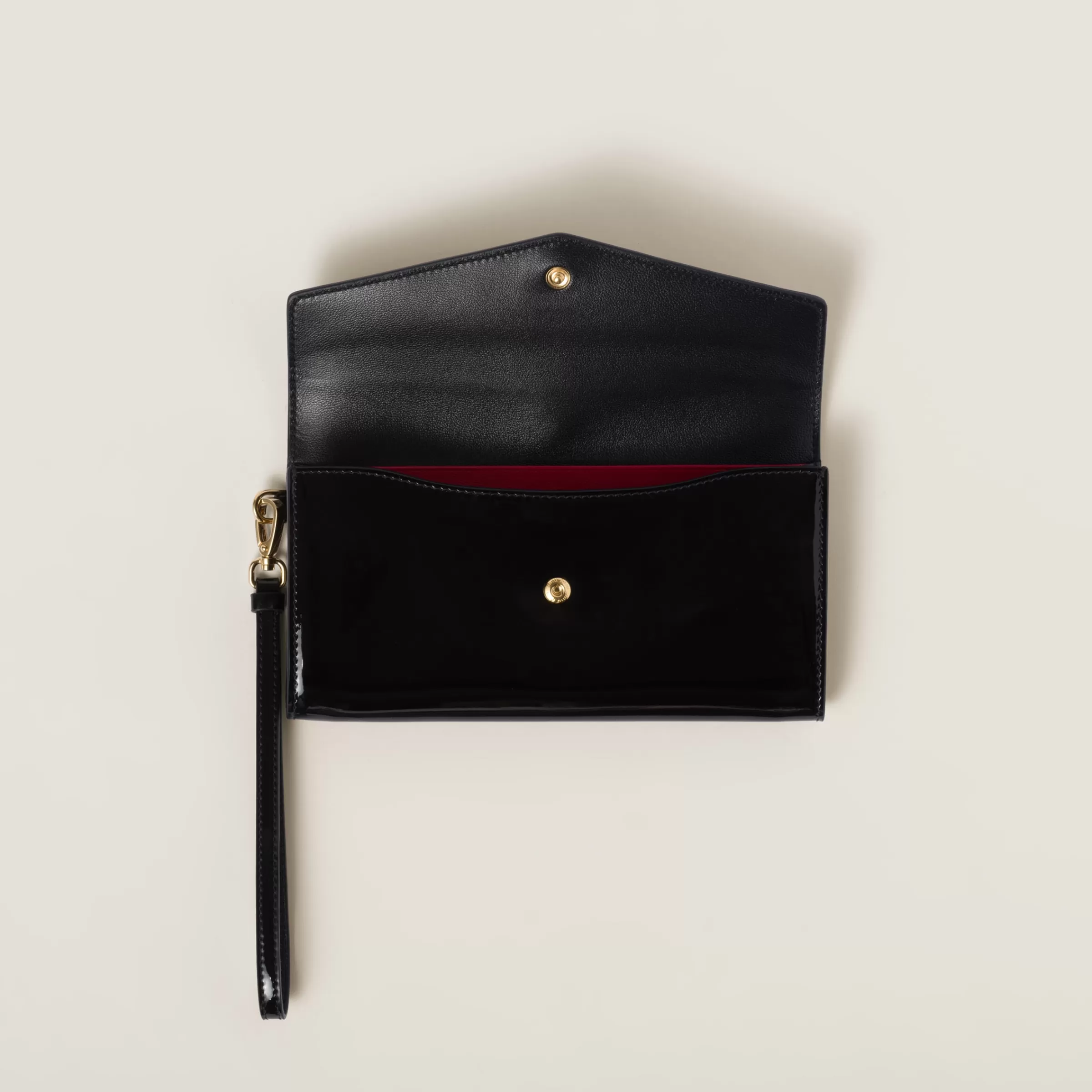 Miu Miu Patent Leather Card Holder |