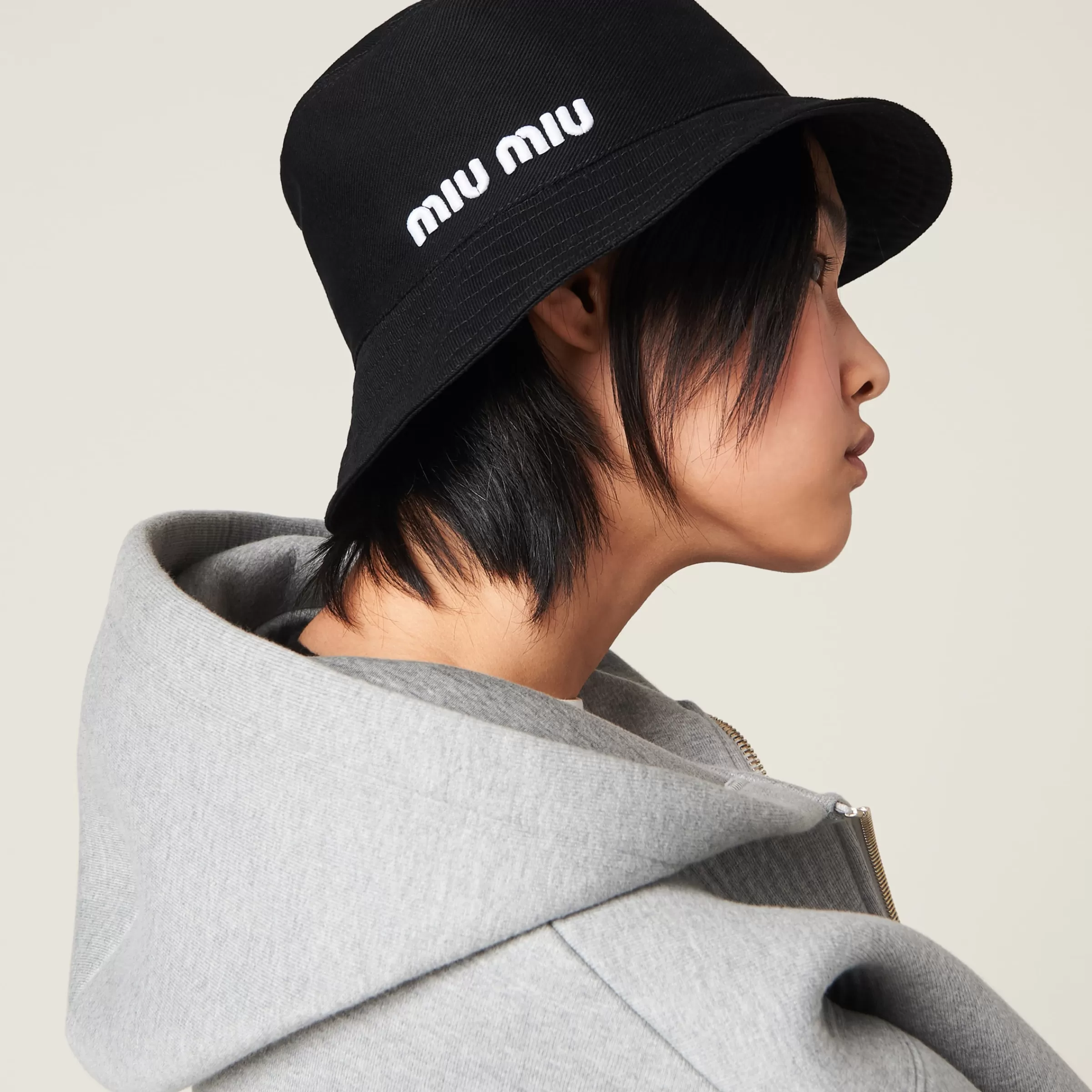 Miu Miu Drill Bucket Hat |