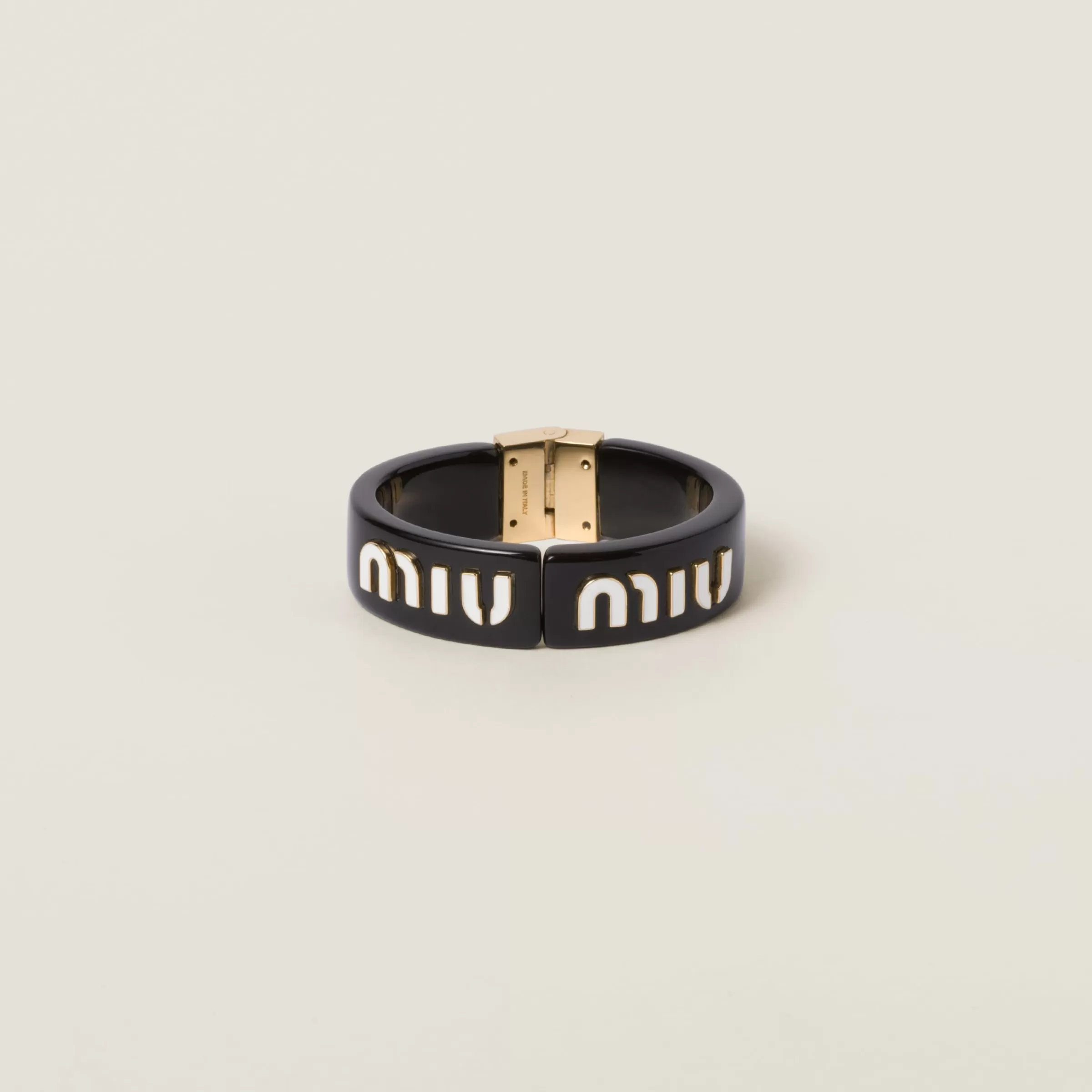 Miu Miu Plexiglas And Metal Bracelet |