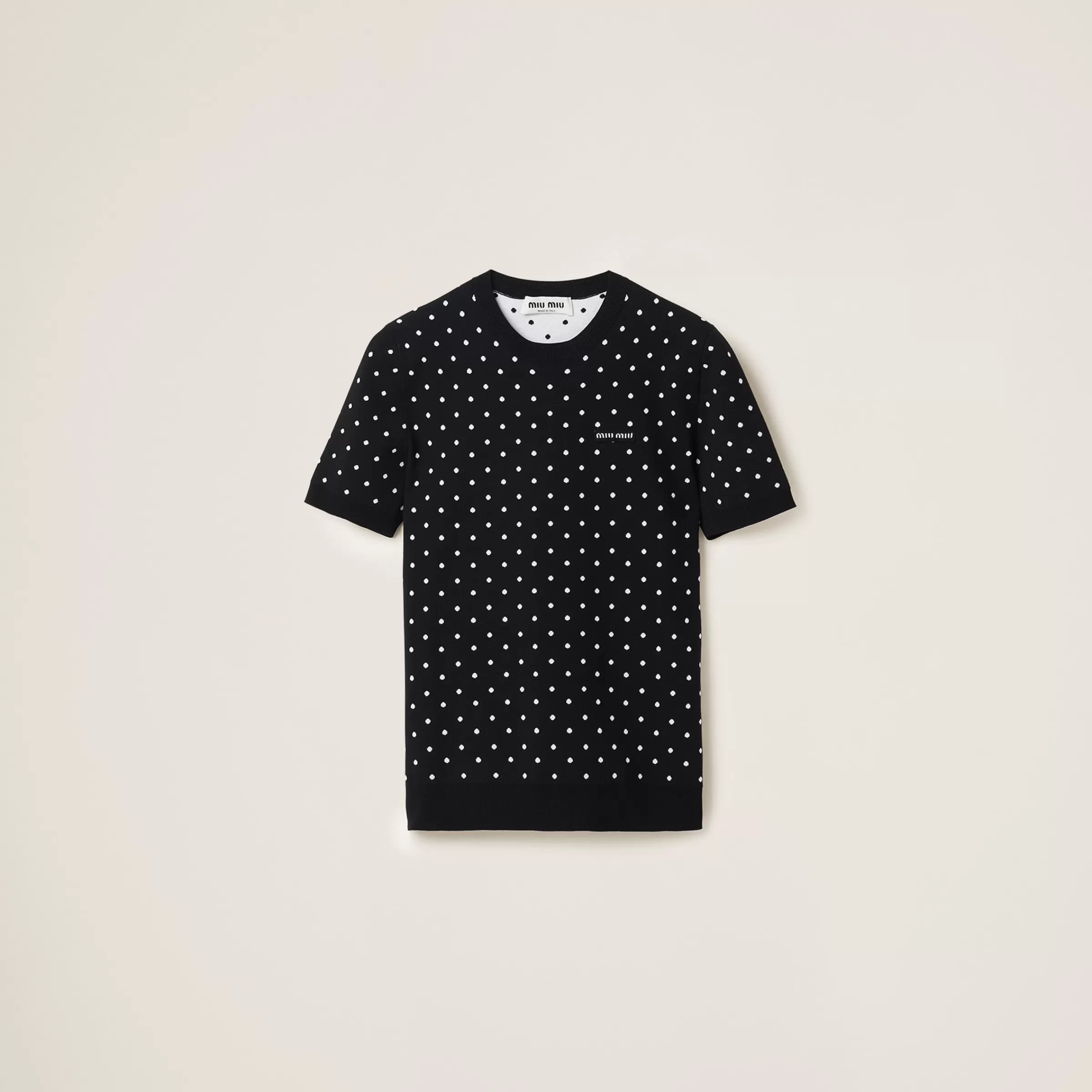 Miu Miu Polka-dot Viscose Sweater |