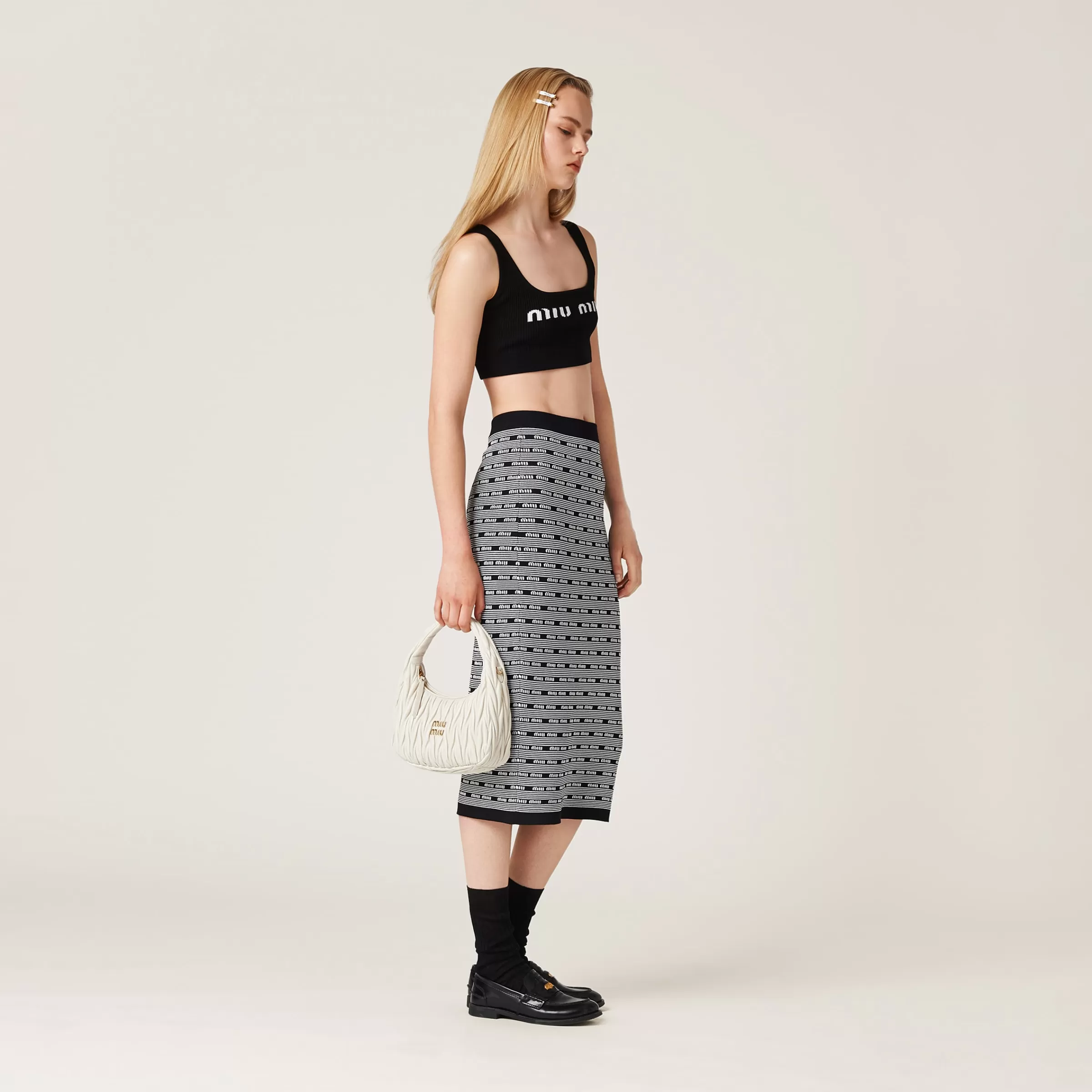 Miu Miu Viscose Skirt |