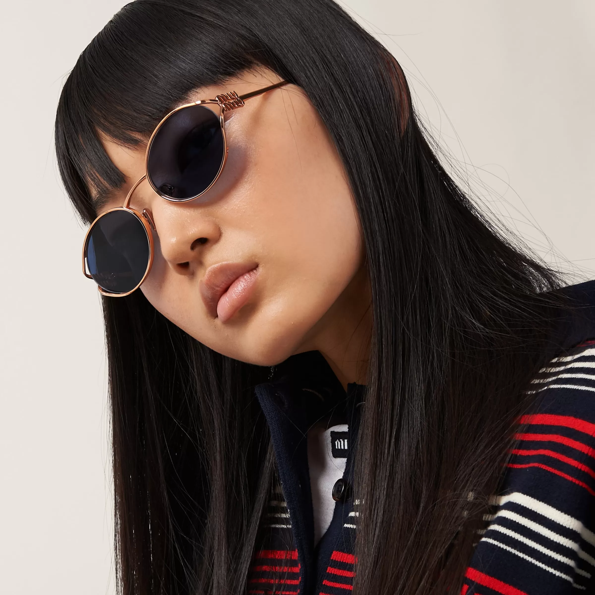 Miu Miu Logo Sunglasses |