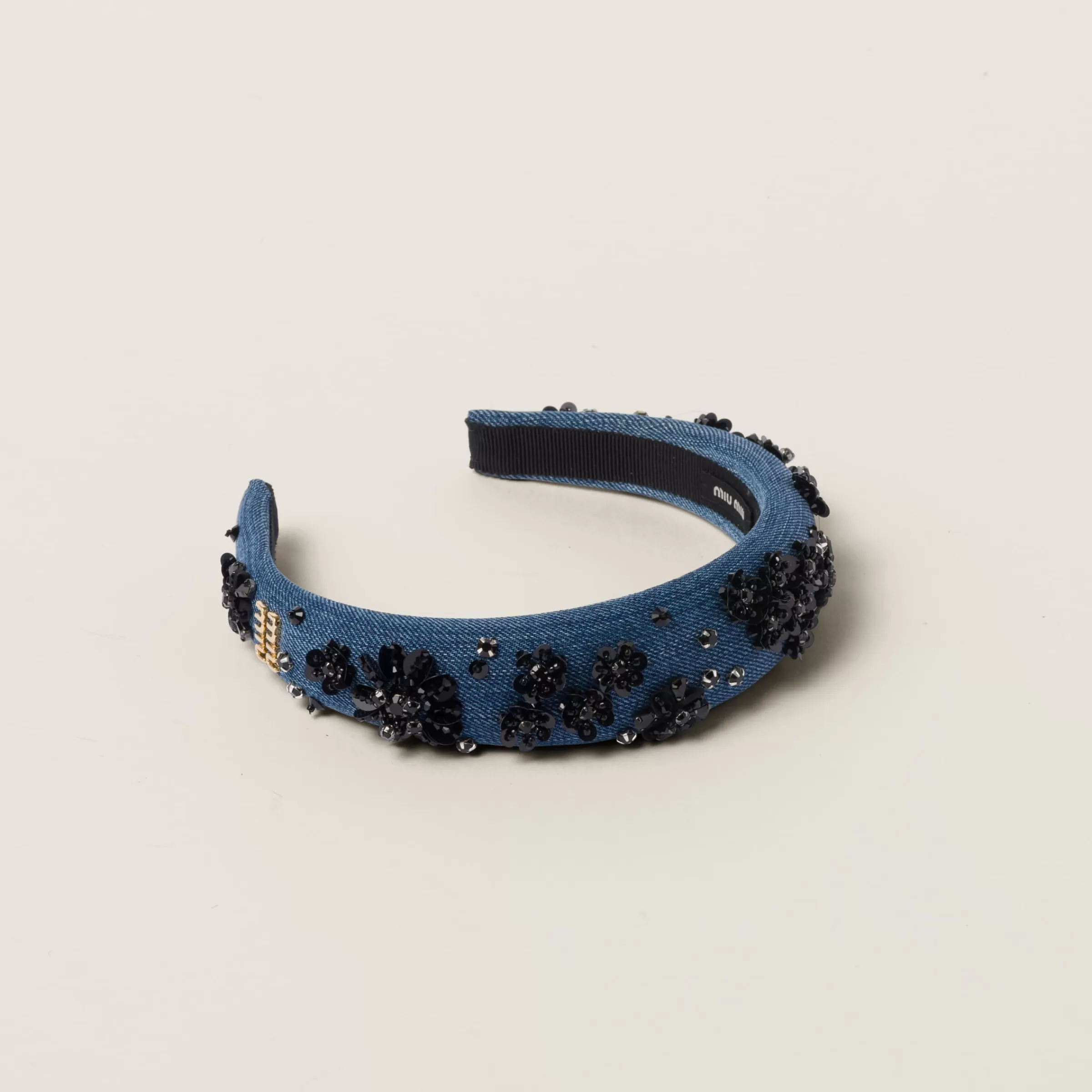 Miu Miu Denim Headband |