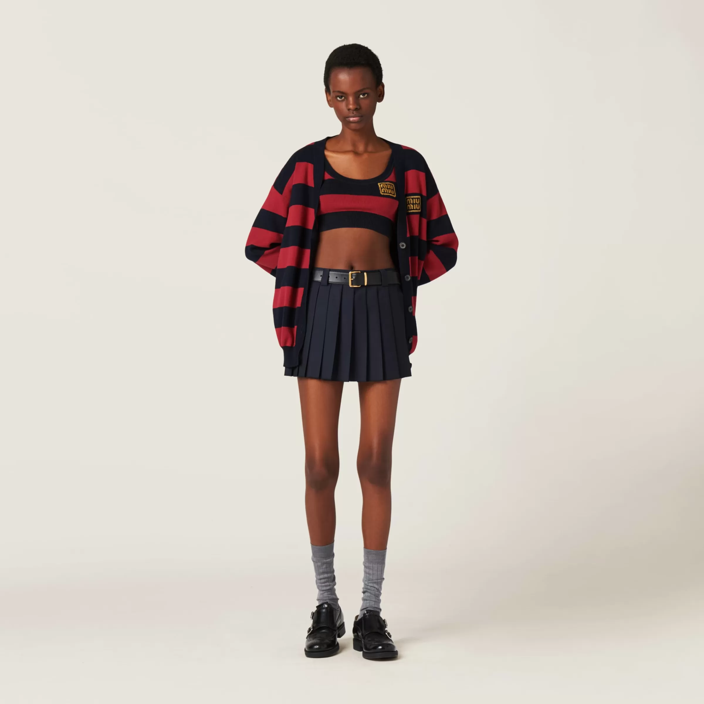 Miu Miu Cotton Knit Top |