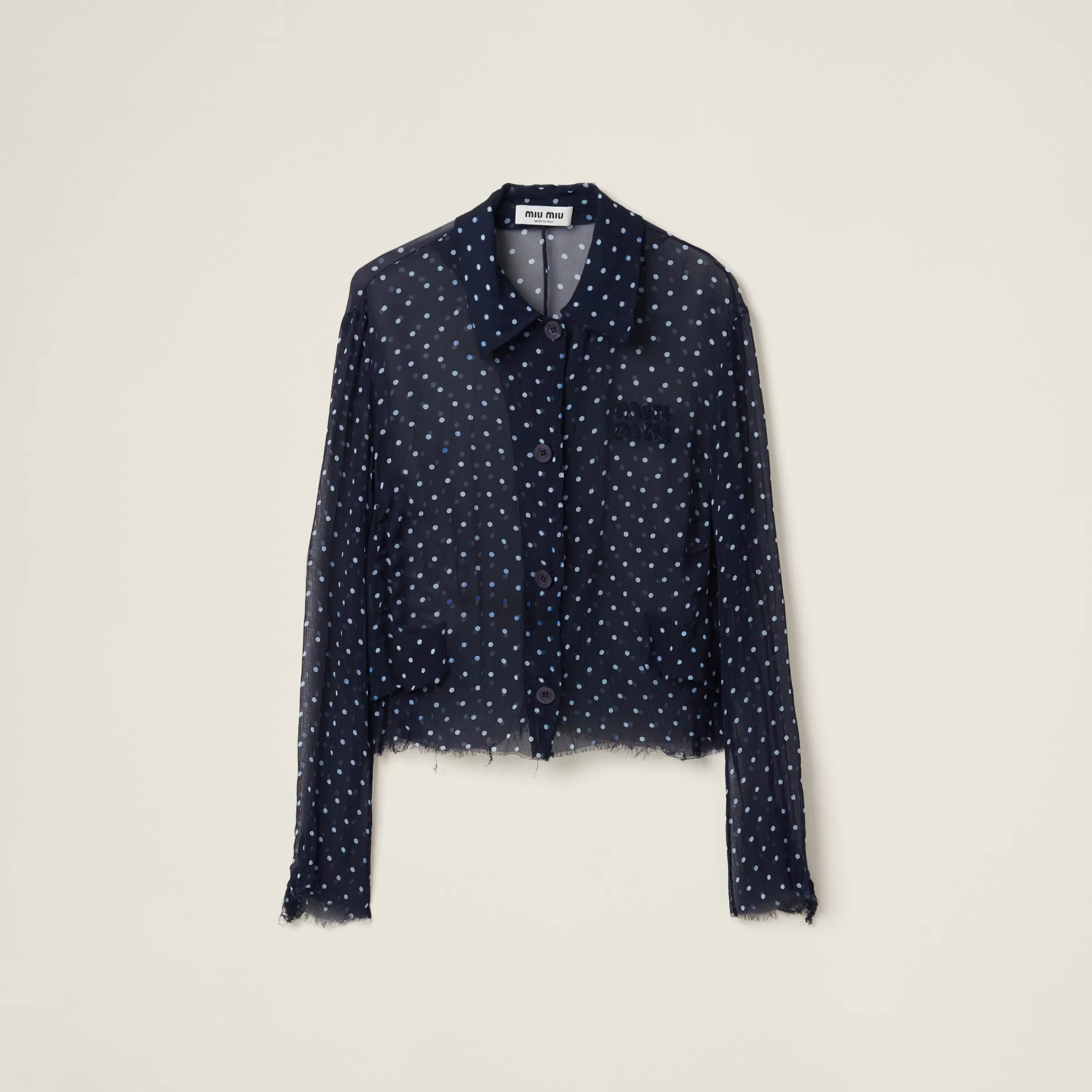 Miu Miu Chiffon Blouse |