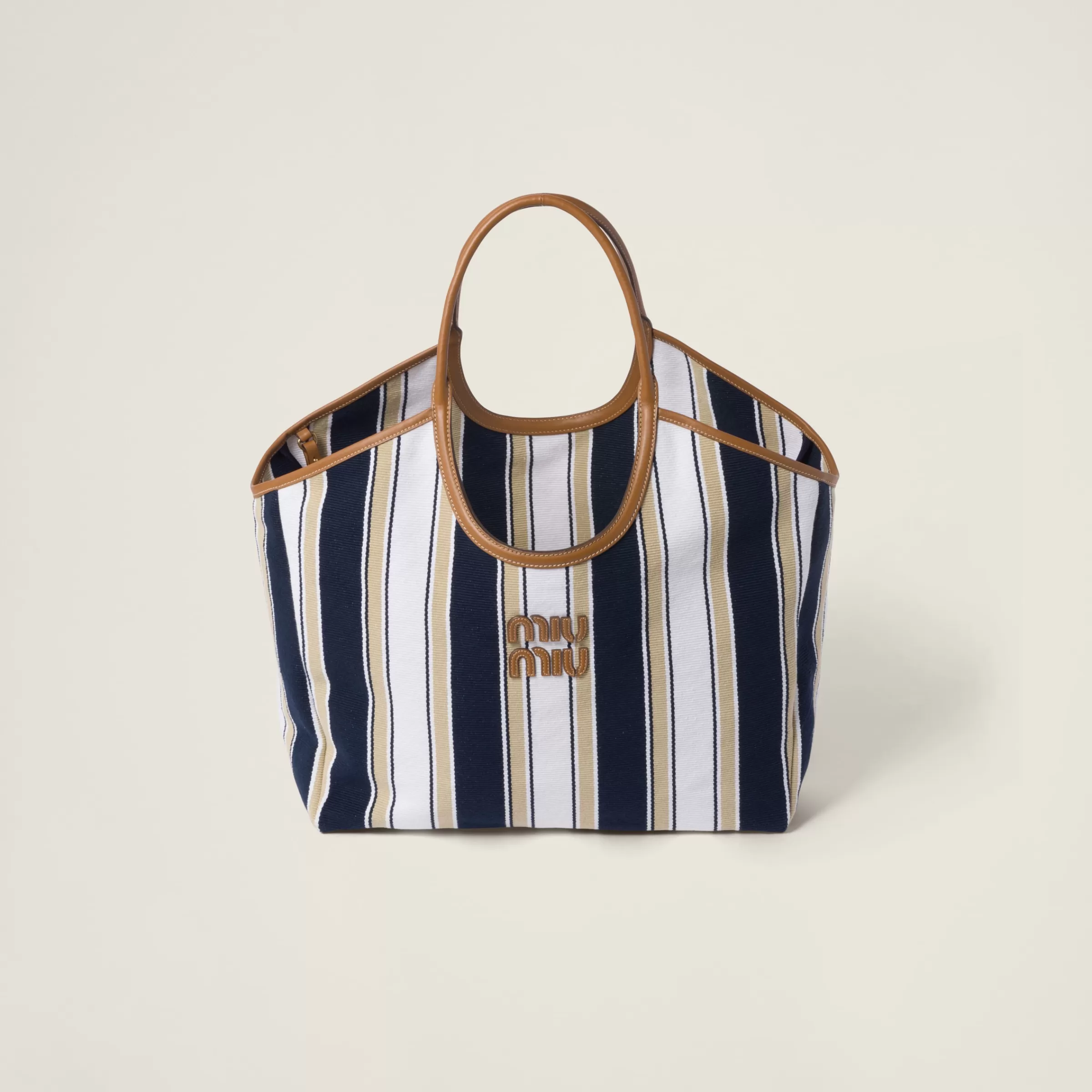 Miu Miu Ivy Canneté Fabric Bag |