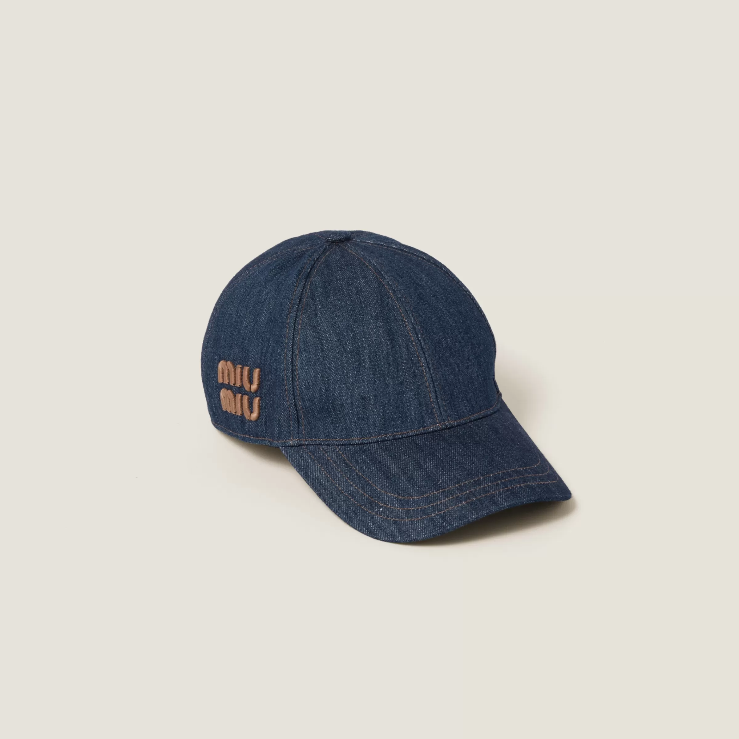 Miu Miu Denim Baseball Cap |