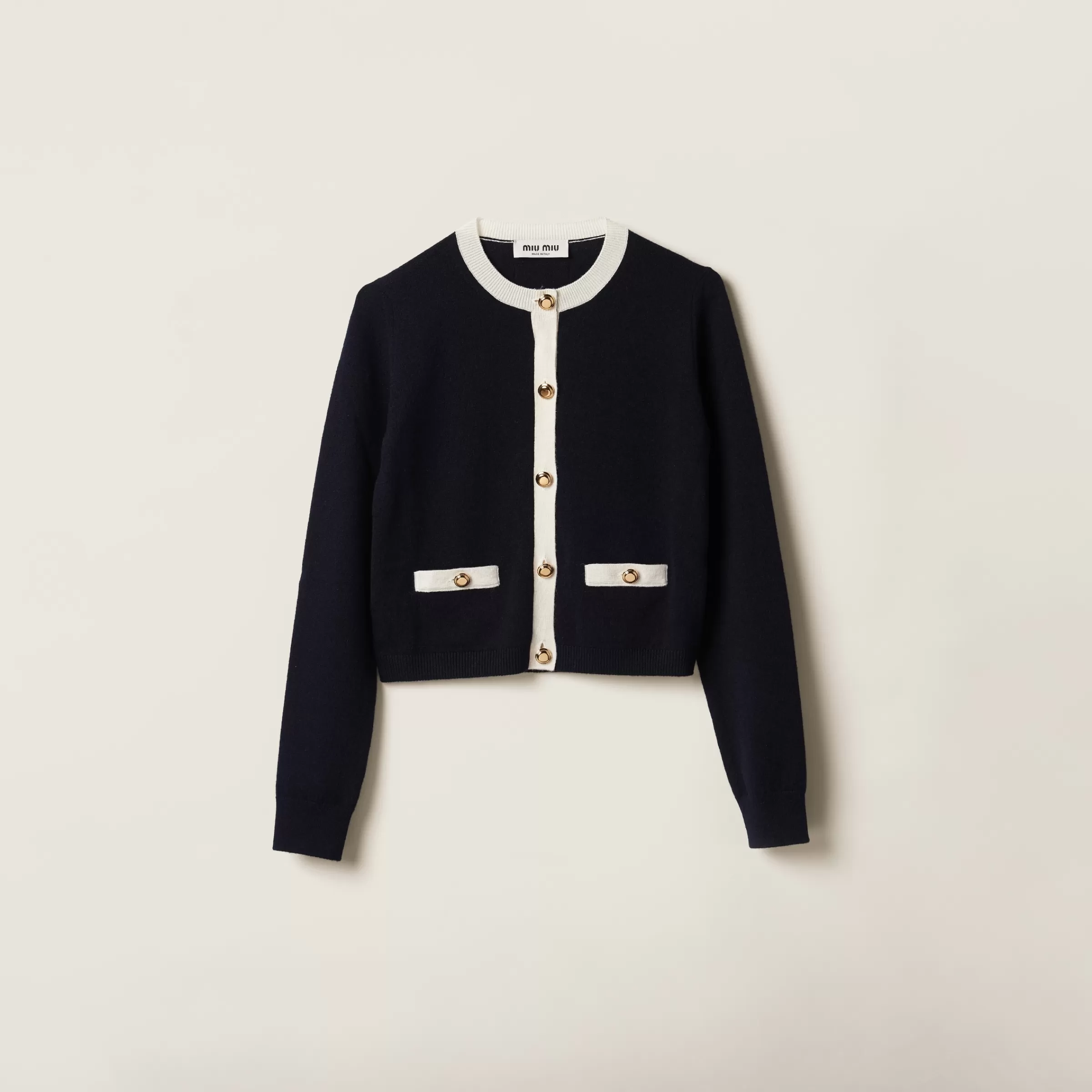 Miu Miu Cashmere Knit Cardigan |