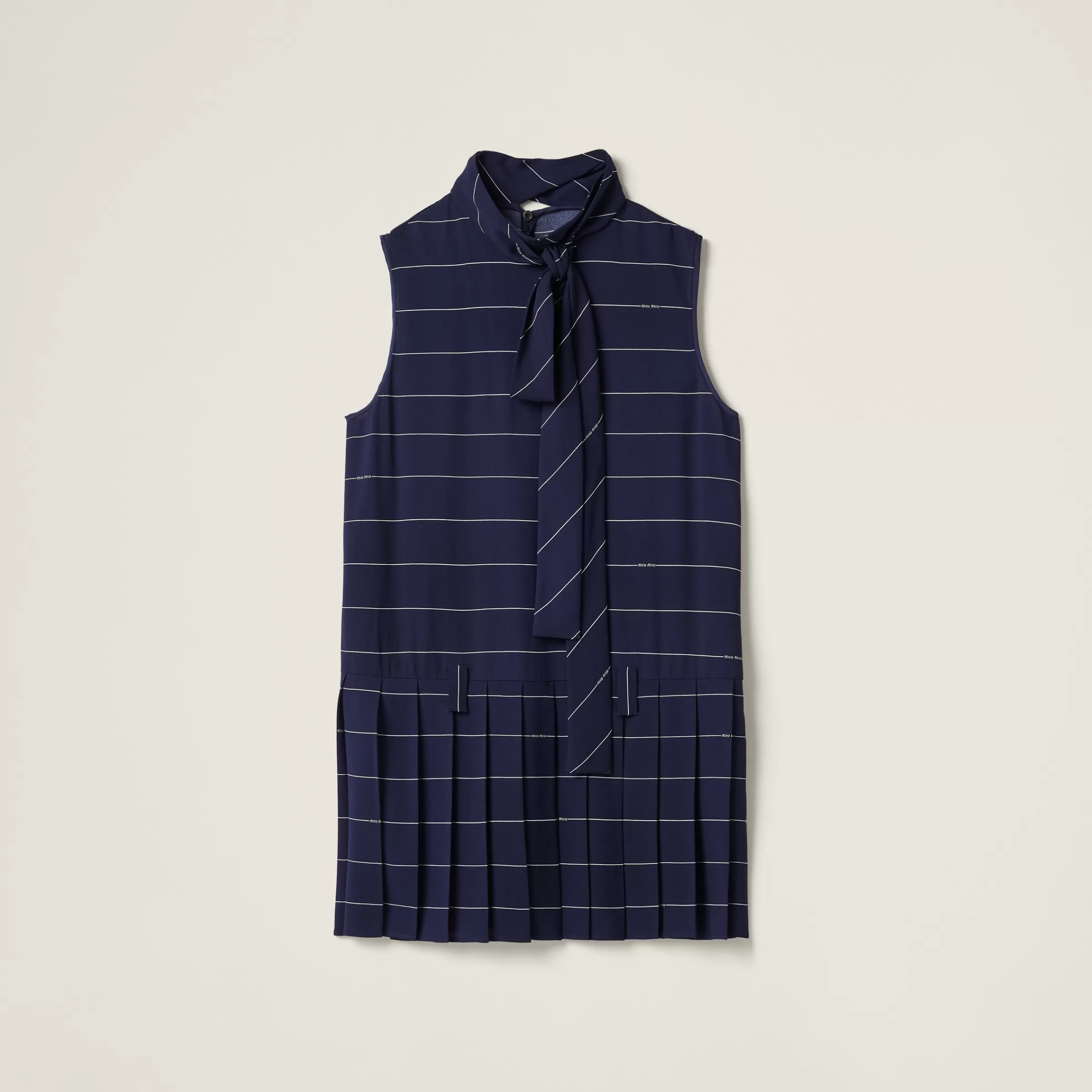 Miu Miu Striped Jersey Dress |