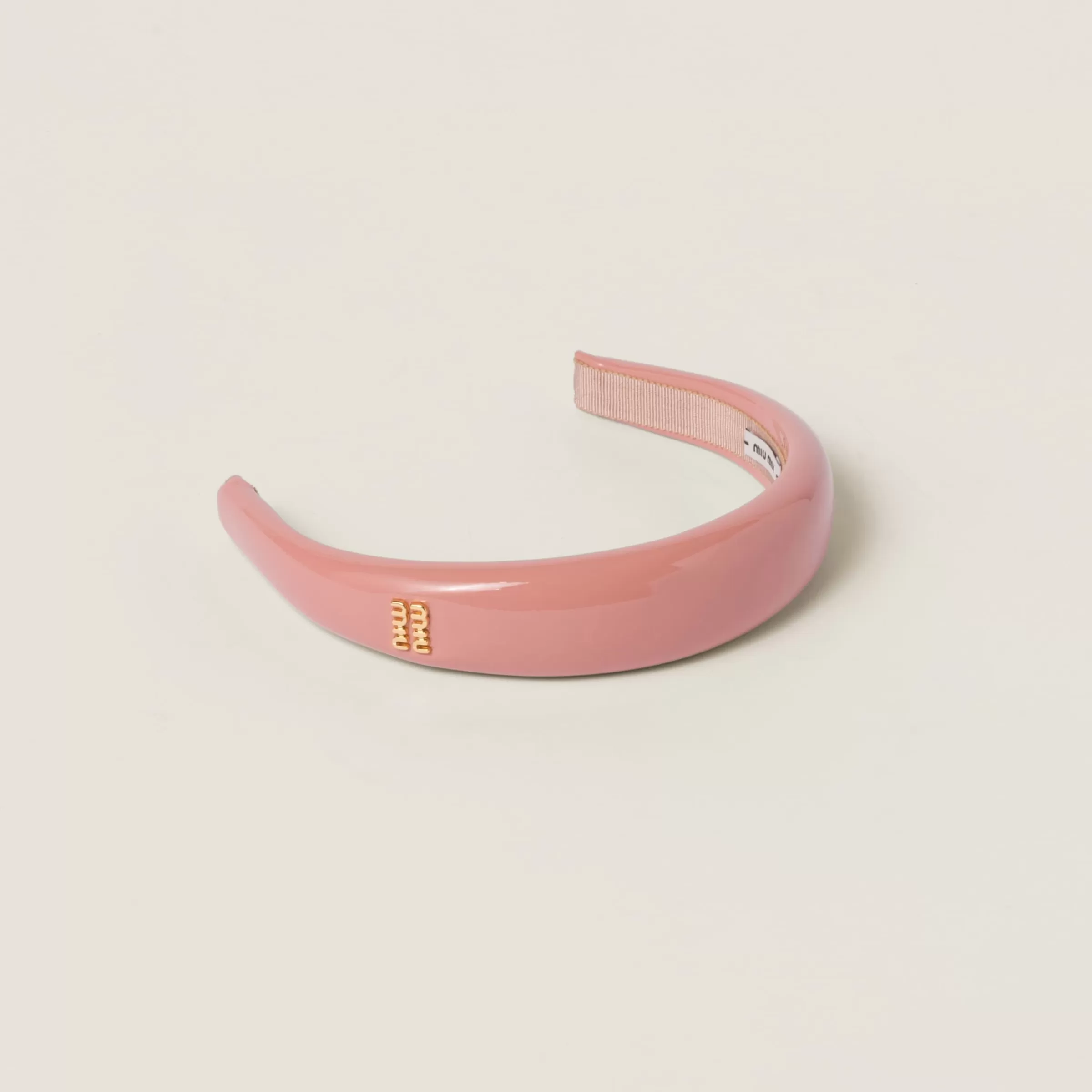Miu Miu Patent Leather Headband |