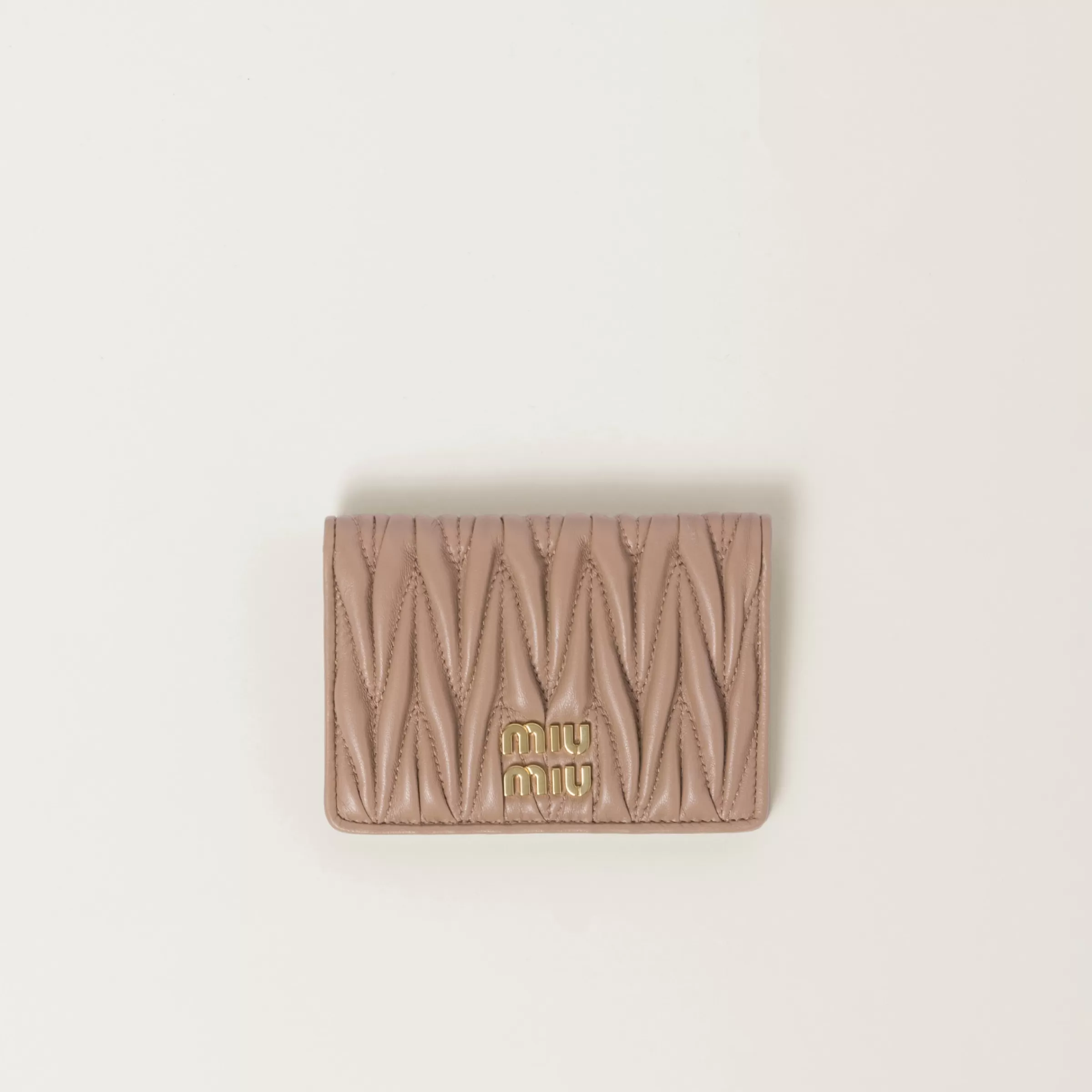 Miu Miu Matelassé Nappa Leather Card Holder |
